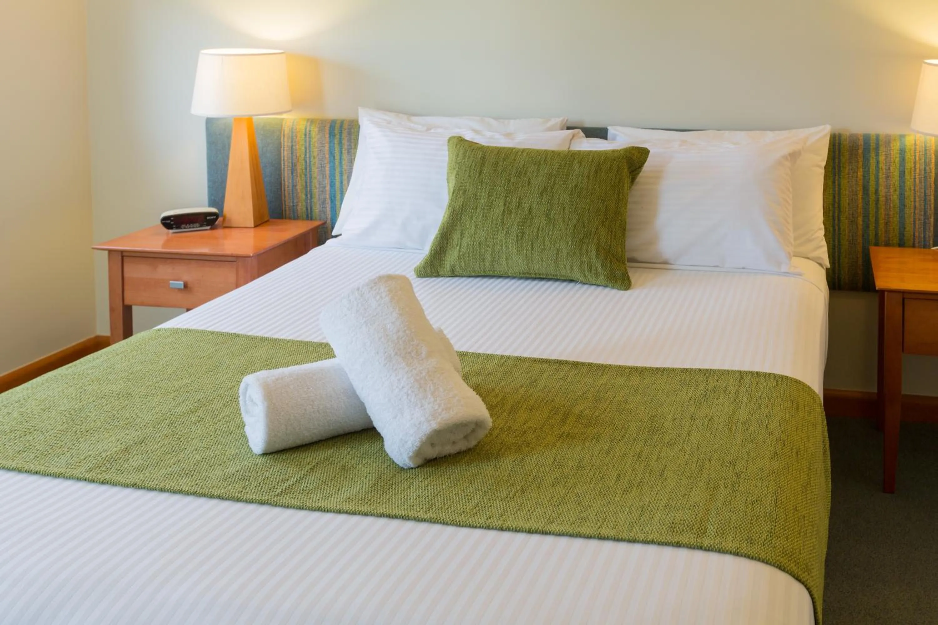 Bed in Coolum Seaside Apartments