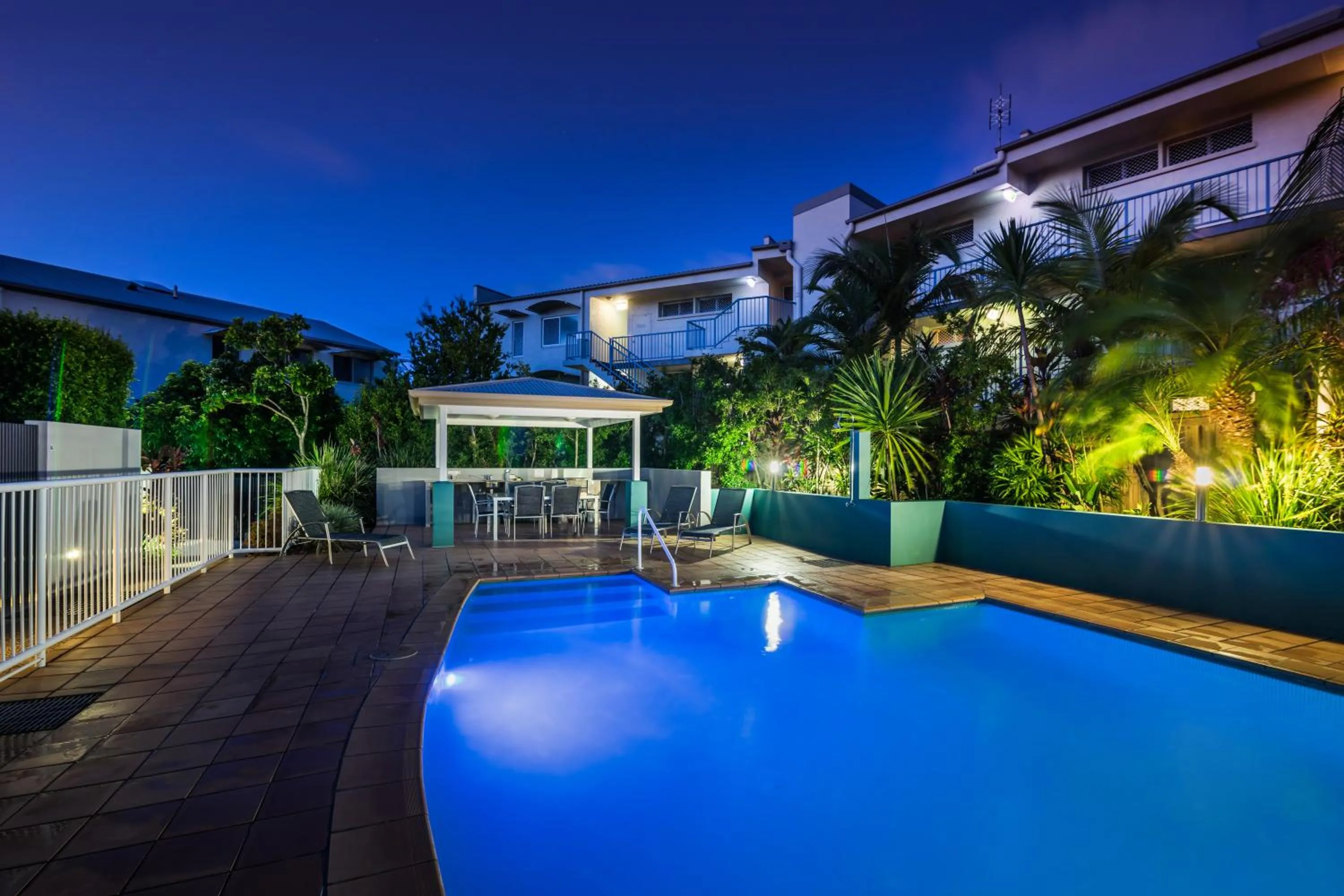 Swimming pool in Coolum Seaside Apartments