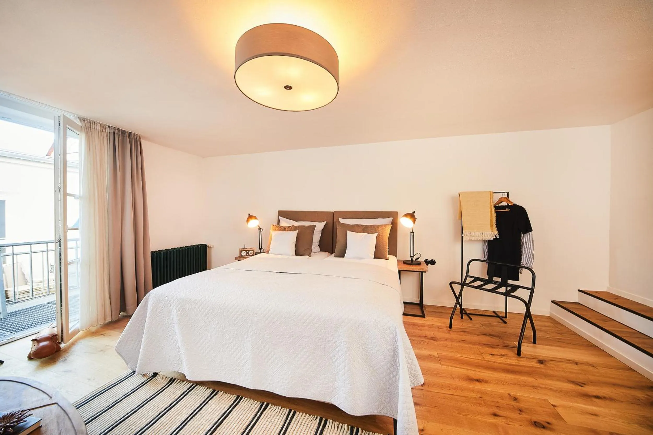 Photo of the whole room, Bed in Weinforum Franken Hotel & Restaurant