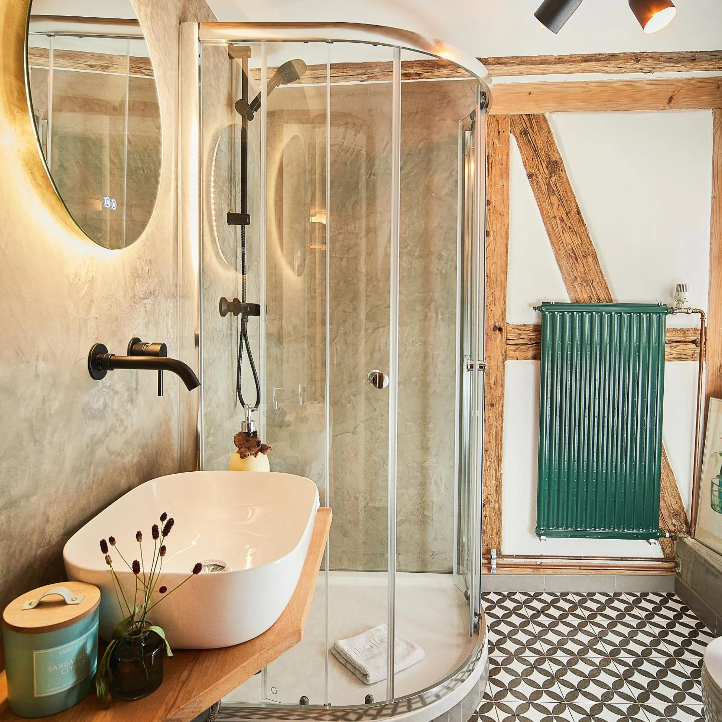 Shower in Weinforum Franken Hotel & Restaurant