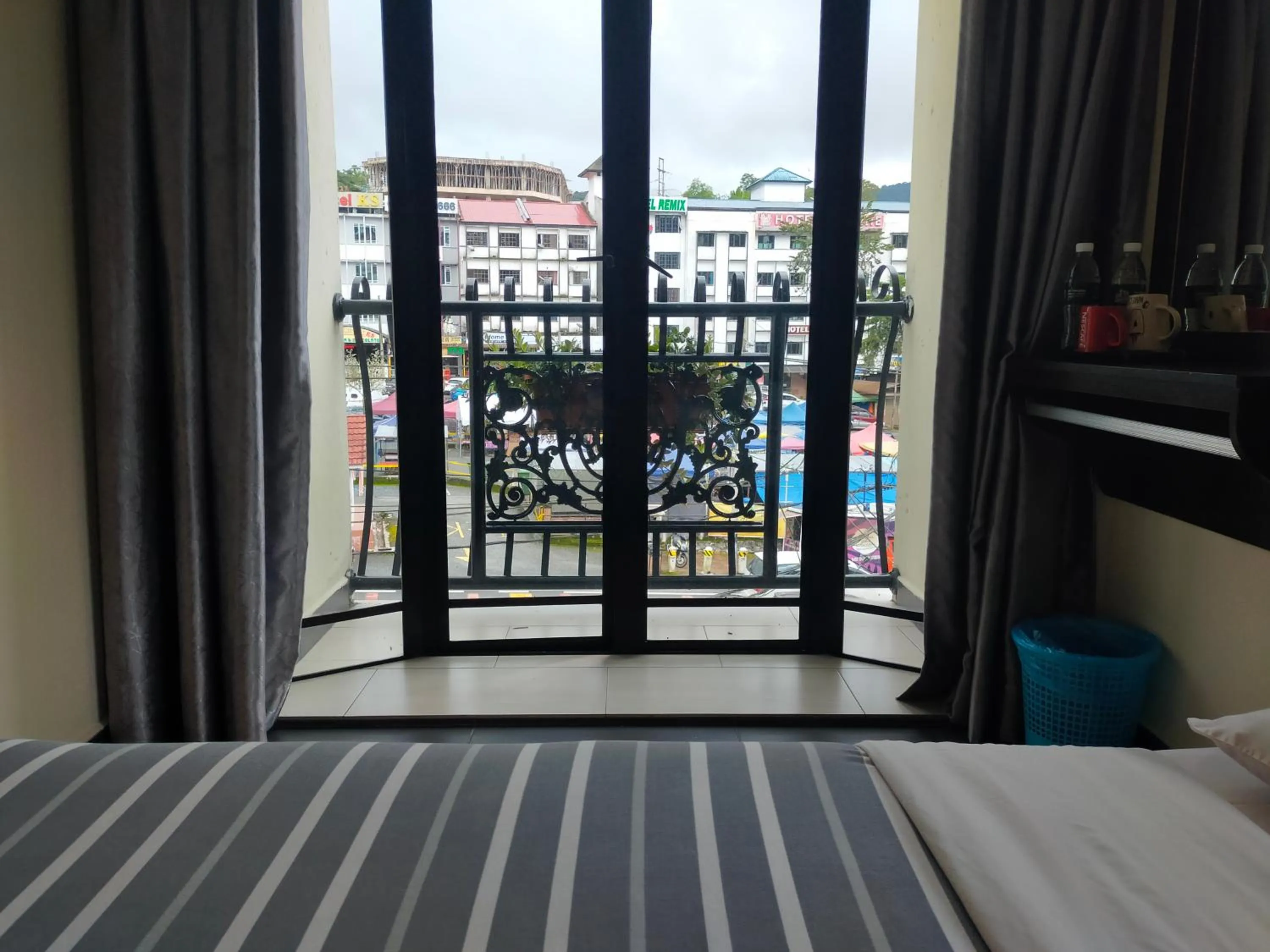 Bed in Hong Kong Hotel