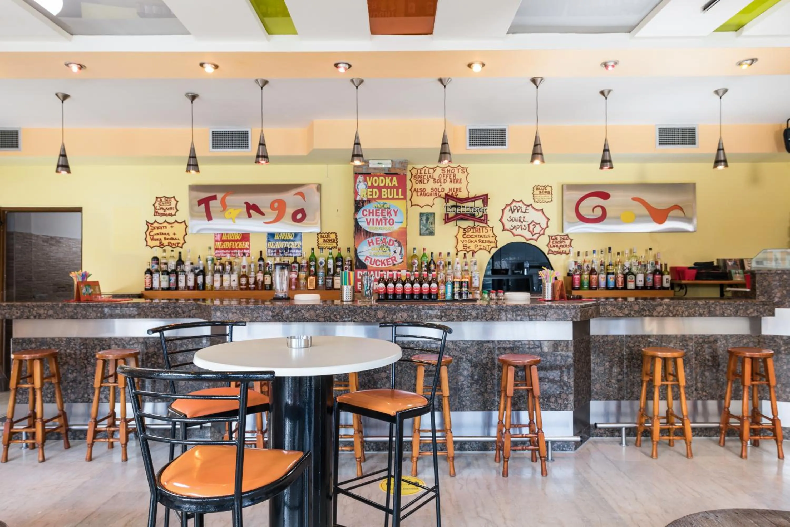 Lounge or bar in Lefkimi Hotel