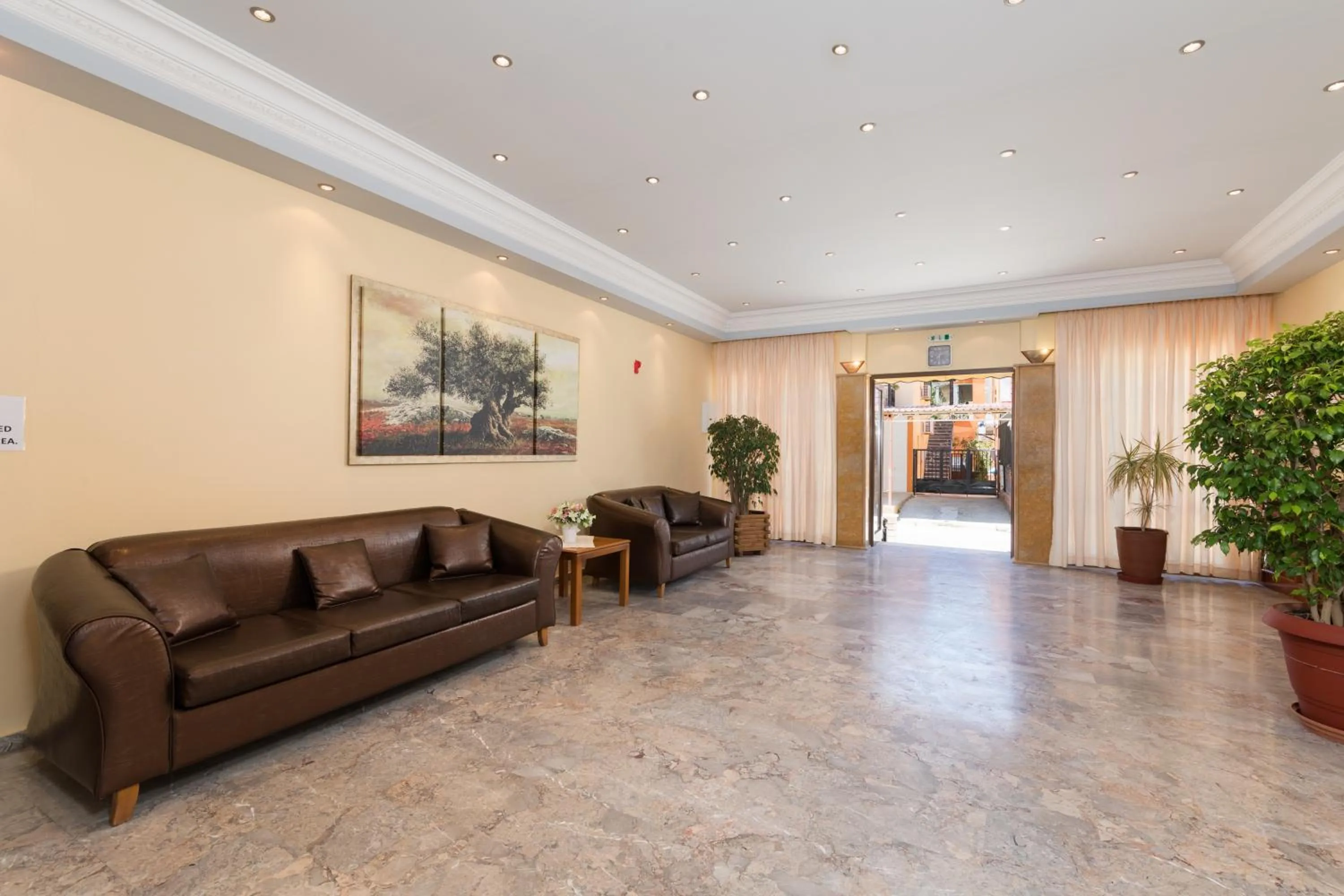 Lobby or reception in Lefkimi Hotel