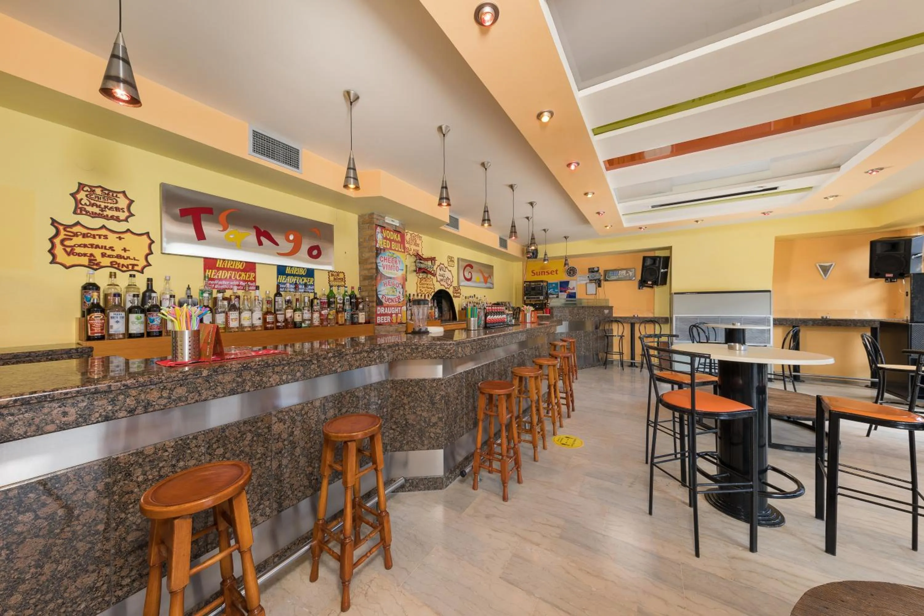 Lounge or bar in Lefkimi Hotel