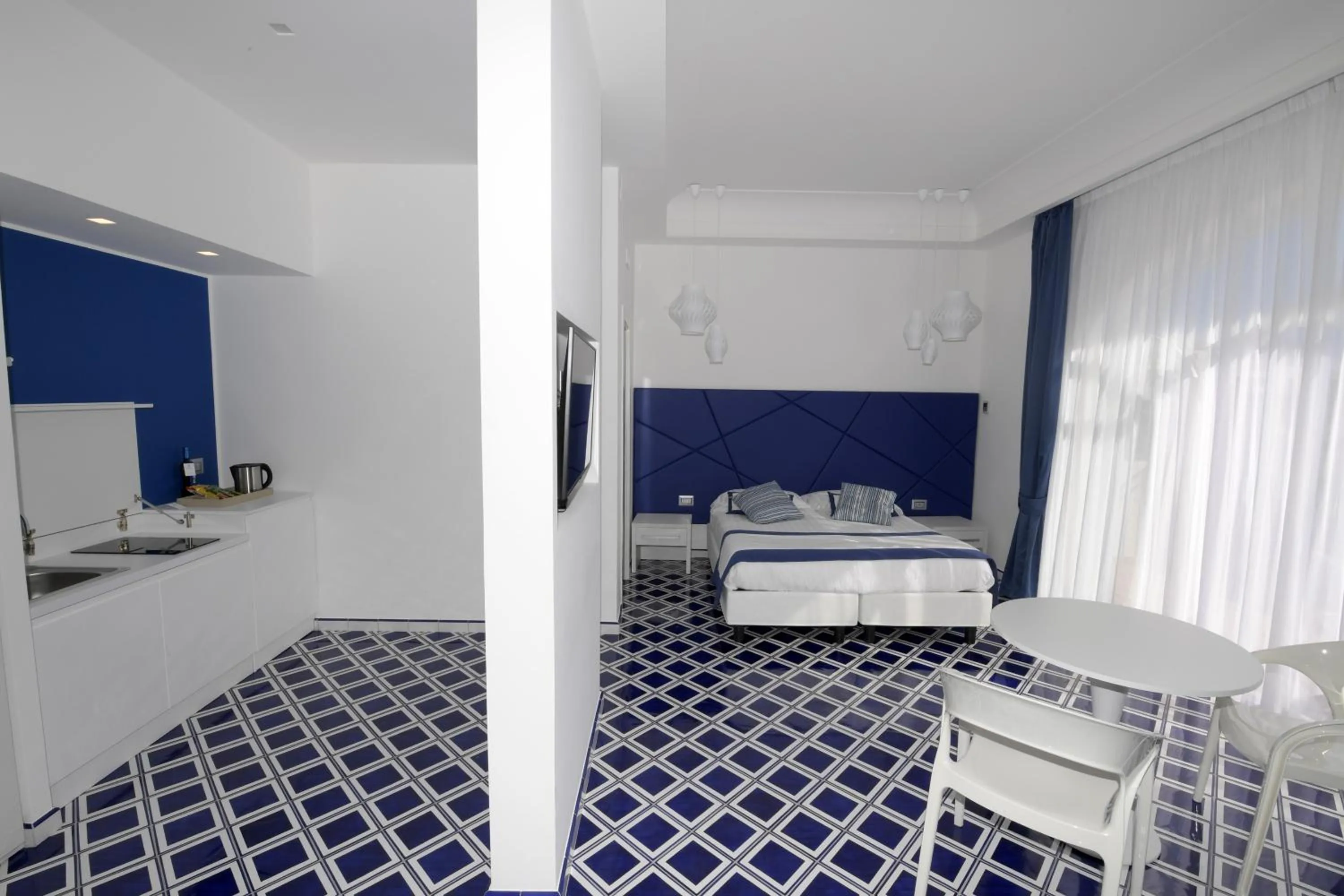 Bed in Palazzo San Giovanni Amalfi Coast
