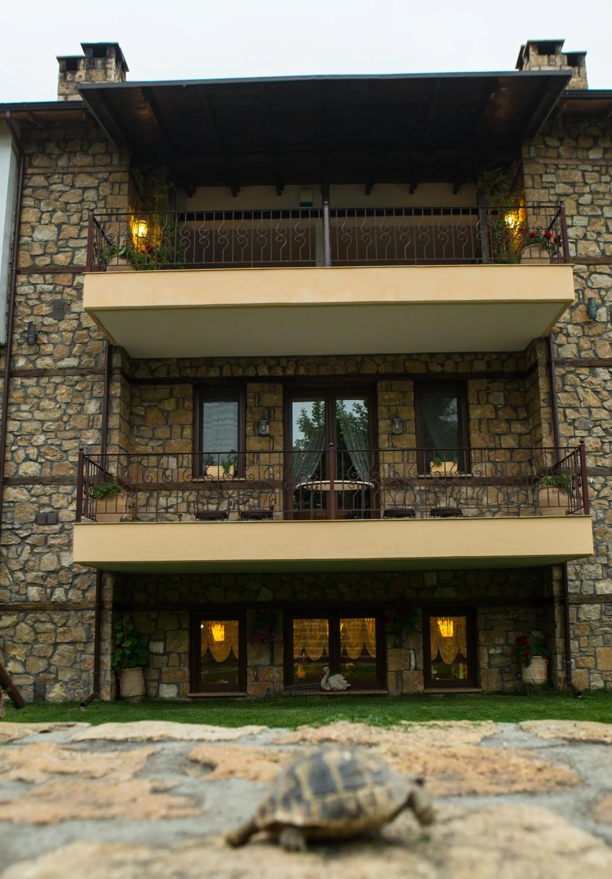 Patio in Archontiko Emmanouilidi Suites