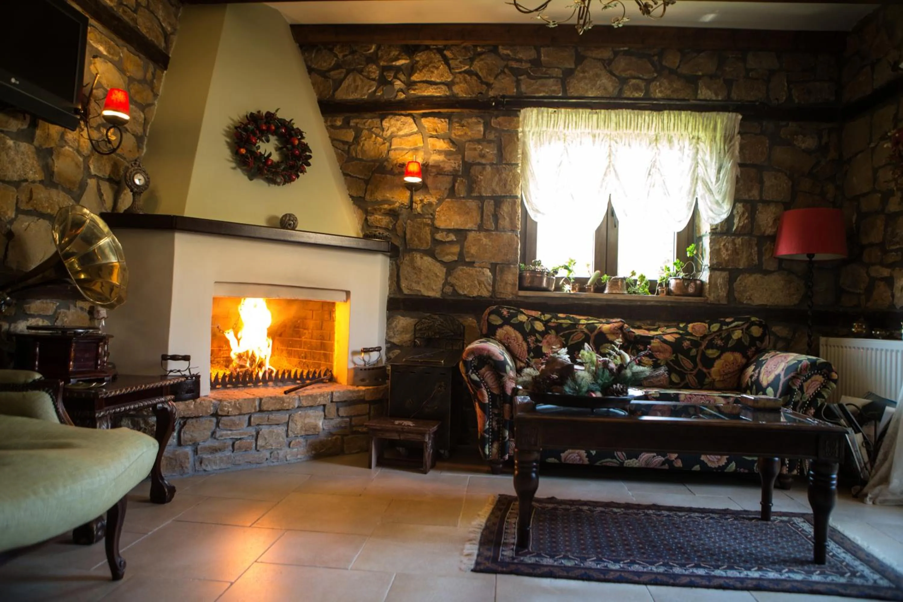 Lobby or reception in Archontiko Emmanouilidi Suites