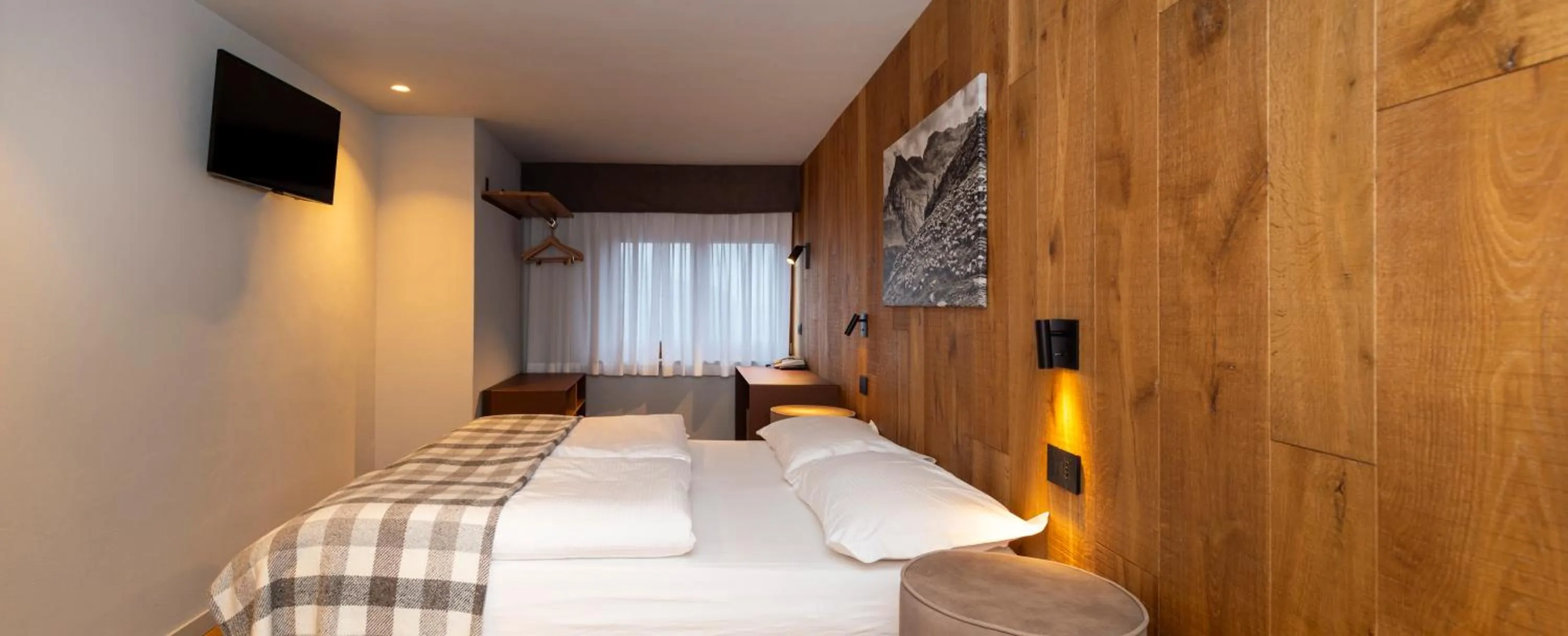 Bed in Hotel Zerbion