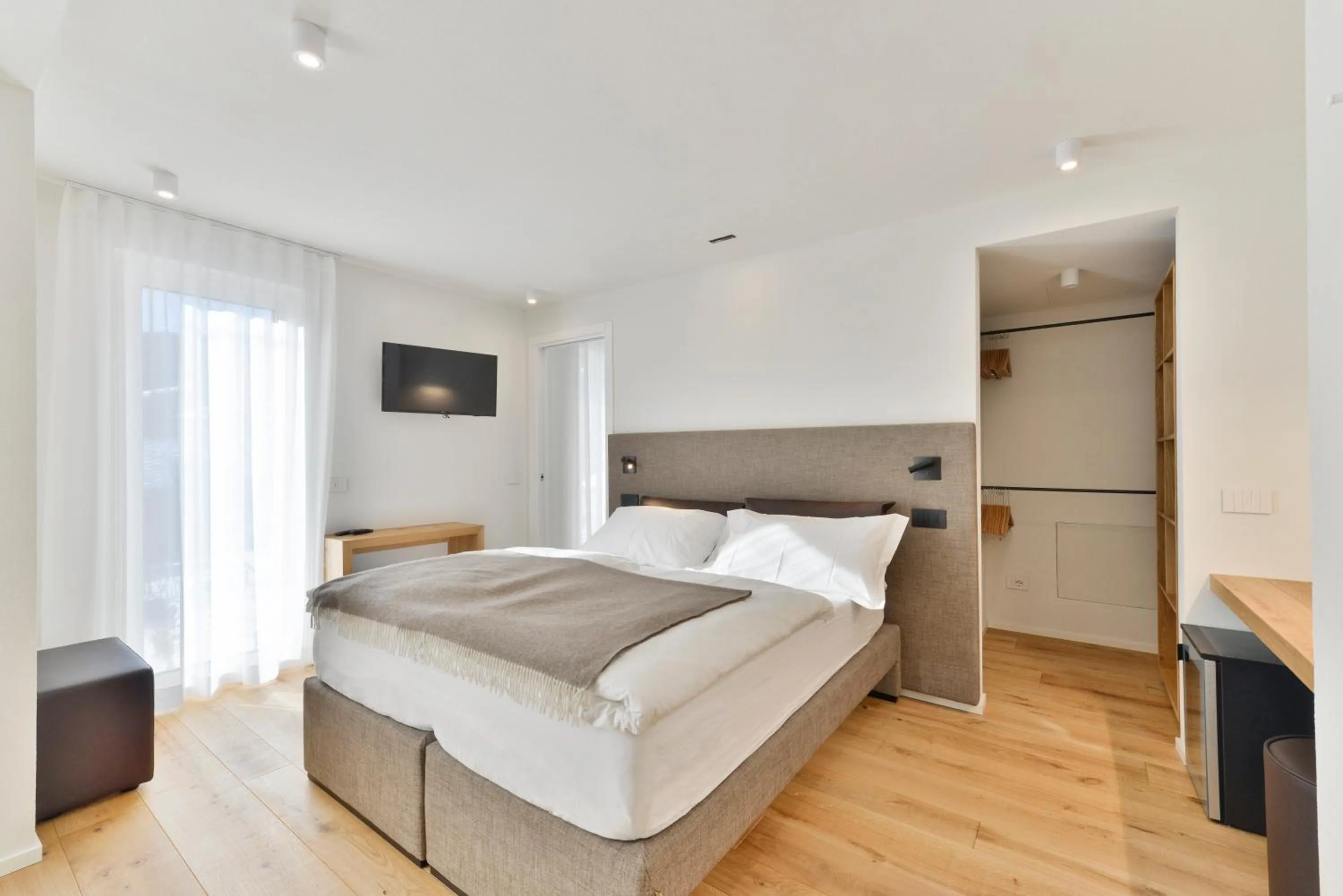 Bed in Hotel Zerbion