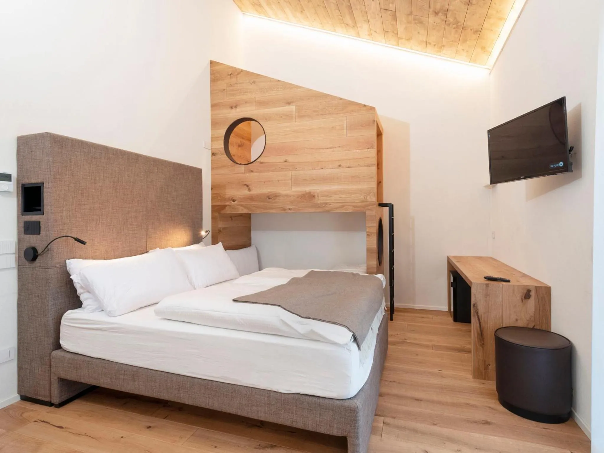 Bed in Hotel Zerbion