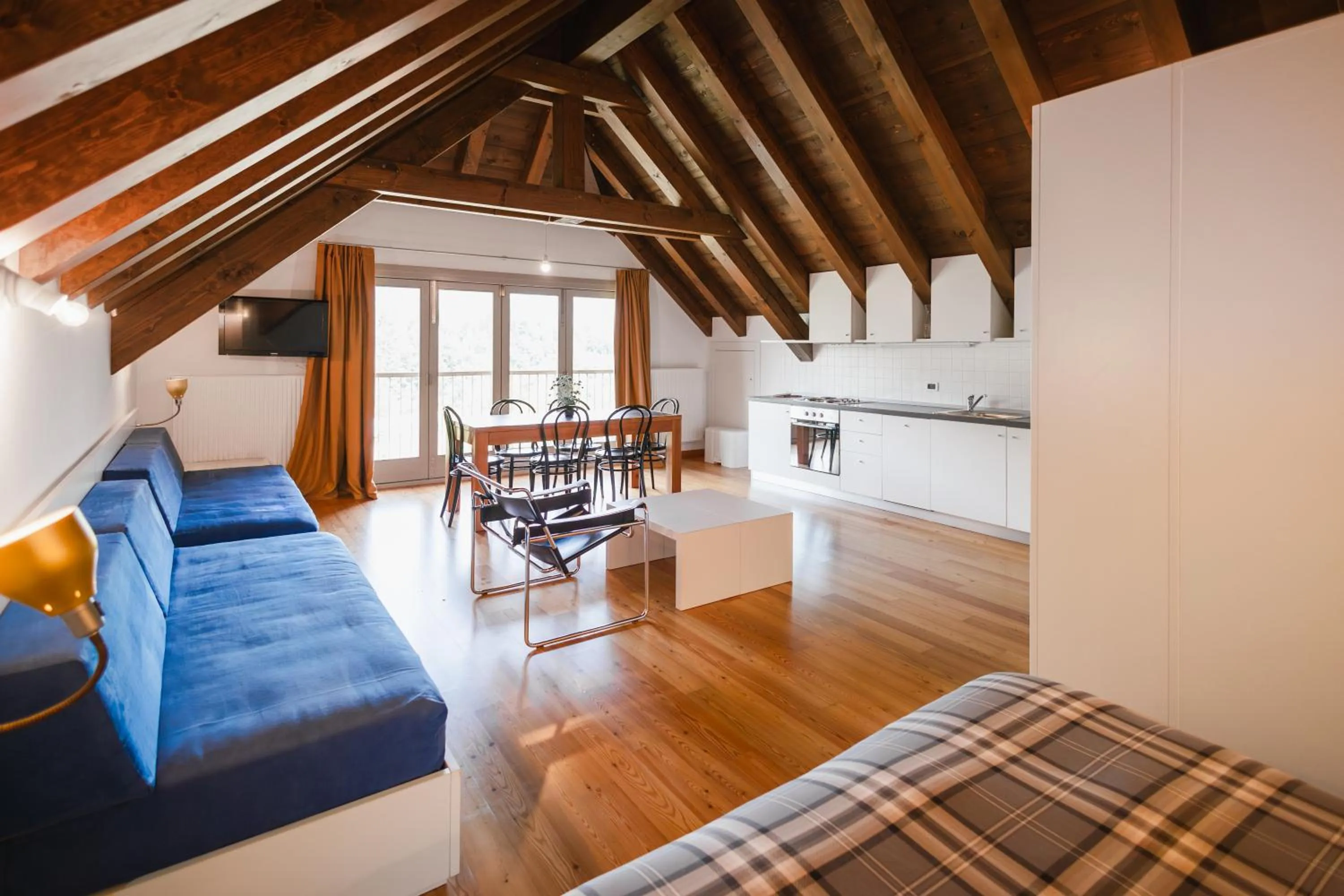 Living room in Albergo Diffuso Comeglians