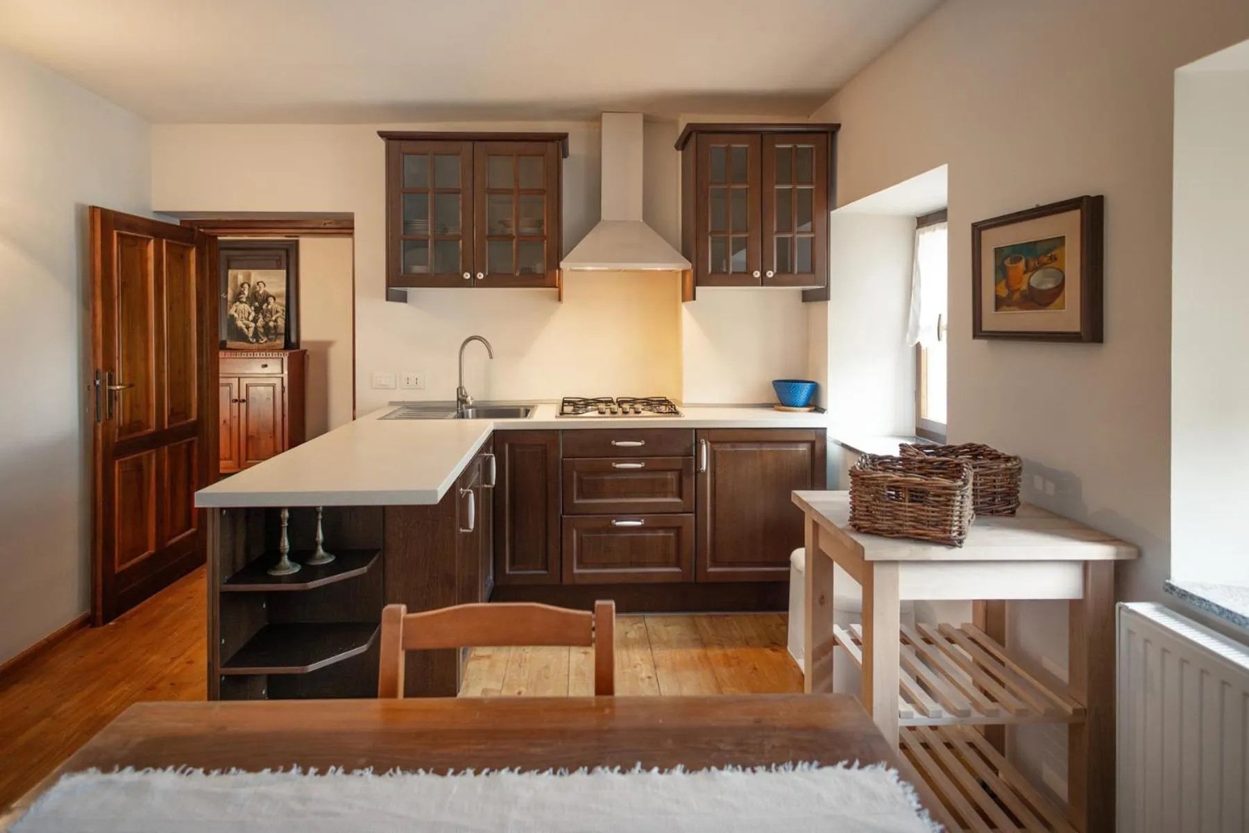 Kitchen or kitchenette in Albergo Diffuso Comeglians