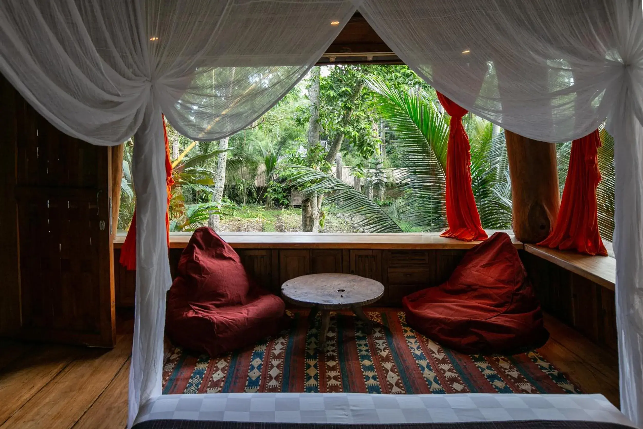 Living room in Bambu Indah Resort Living room in Bambu Indah Resort