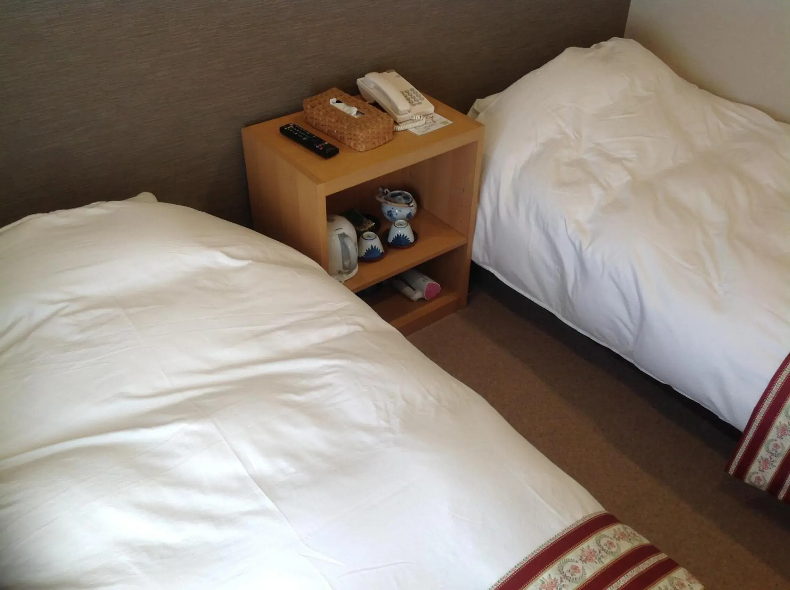 Bed in Matsumoto Ryokan Bed in Matsumoto Ryokan