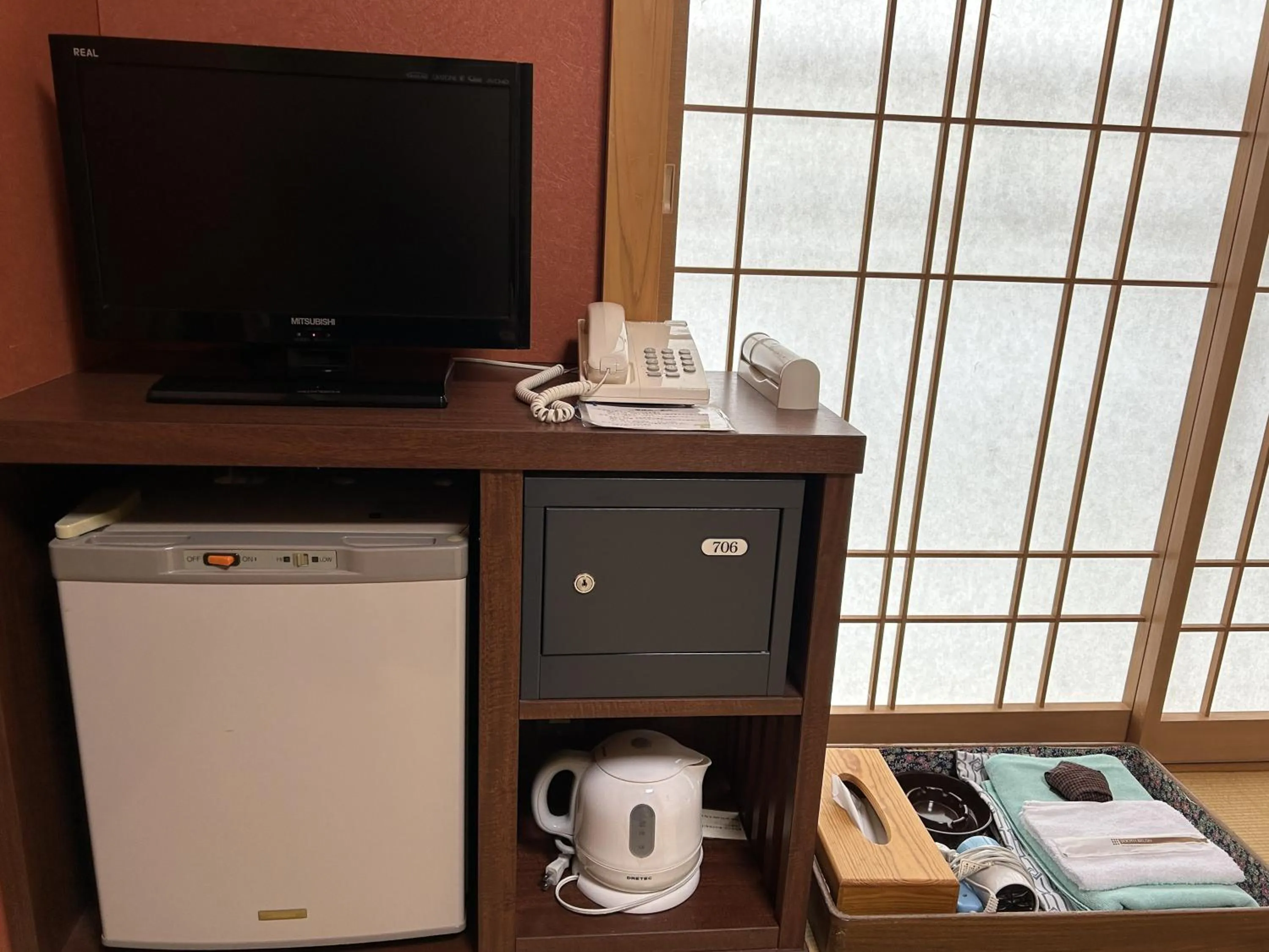 safe in Matsumoto Ryokan