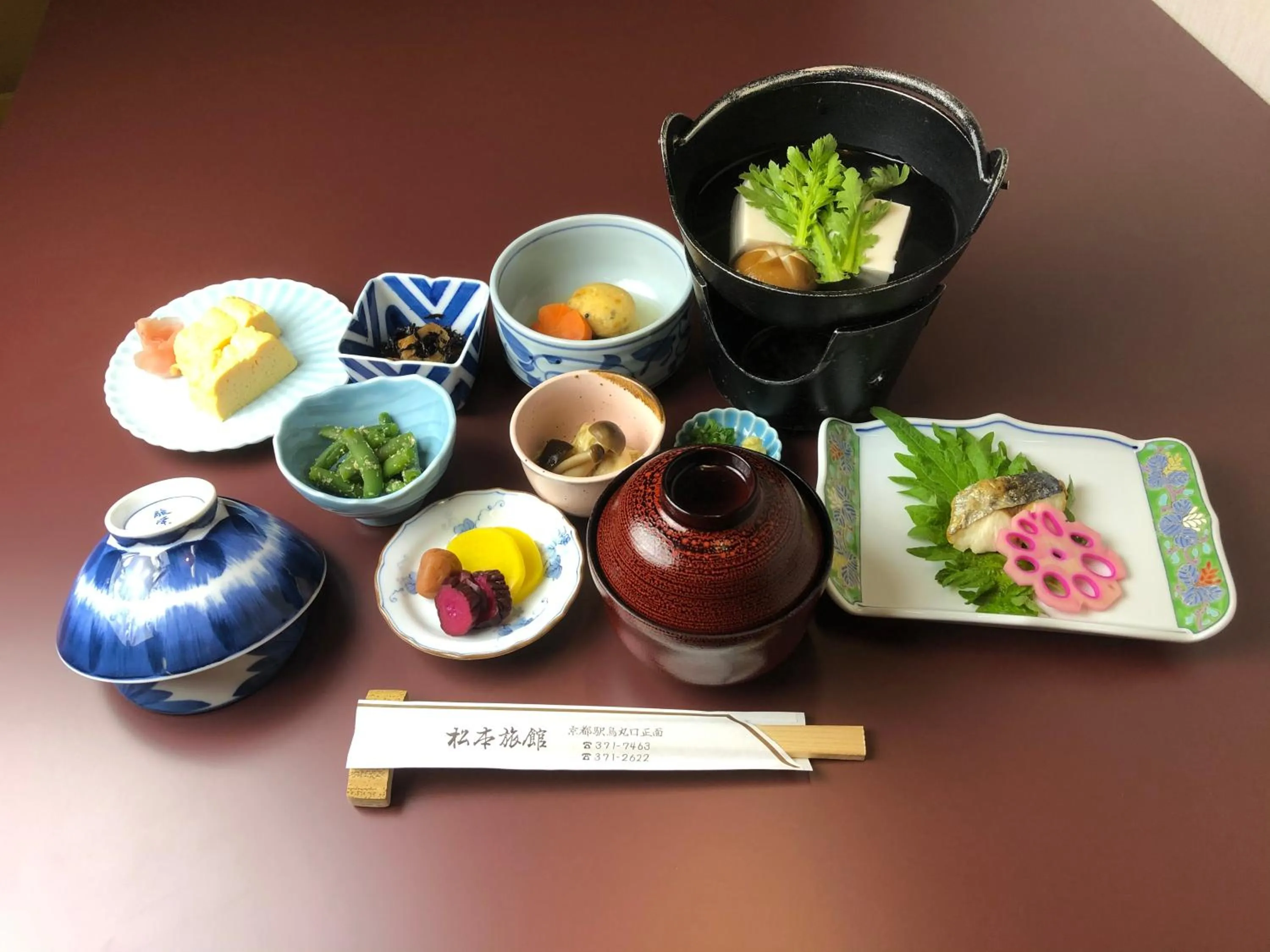 Breakfast in Matsumoto Ryokan