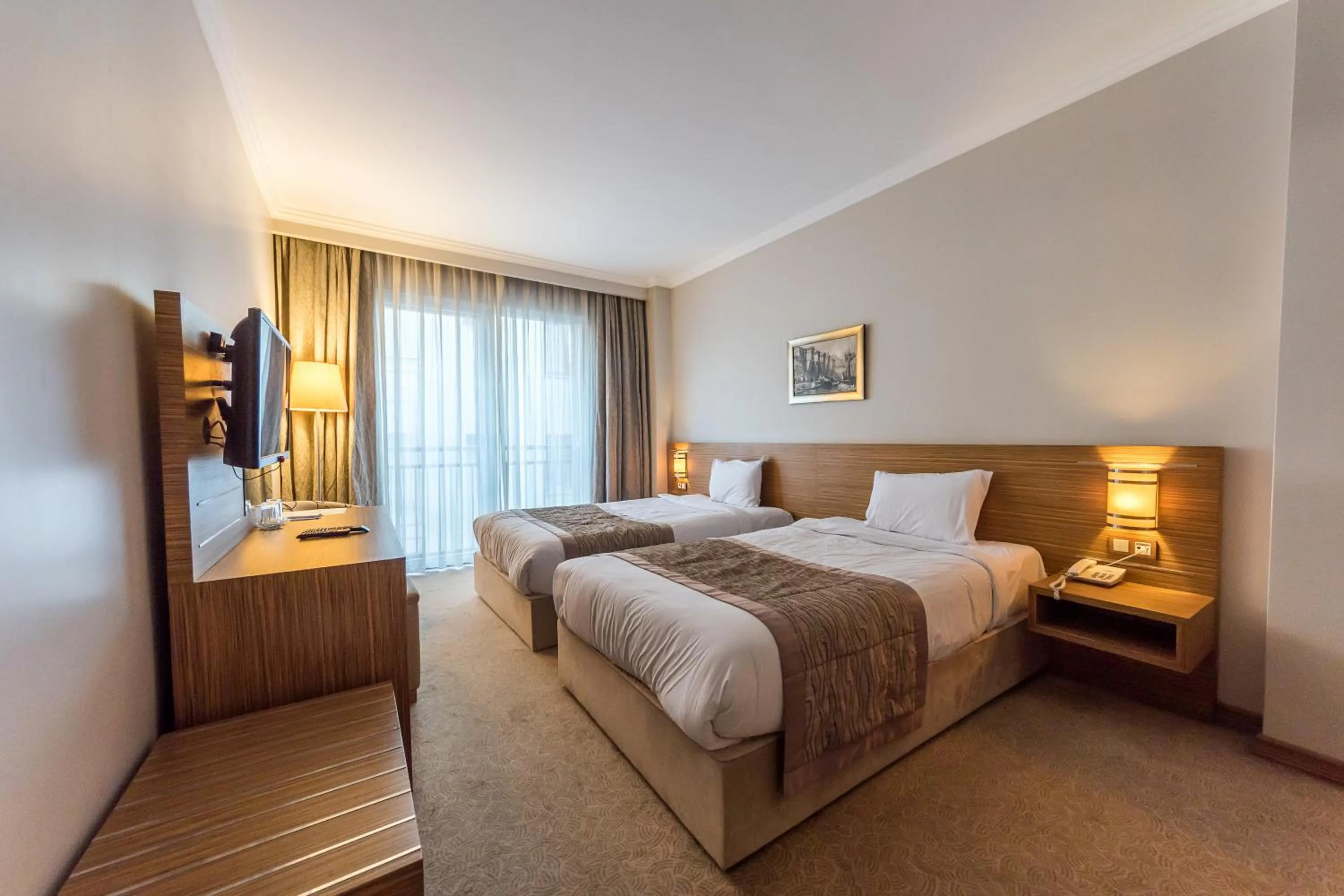 Bed in Hotel Almina Park