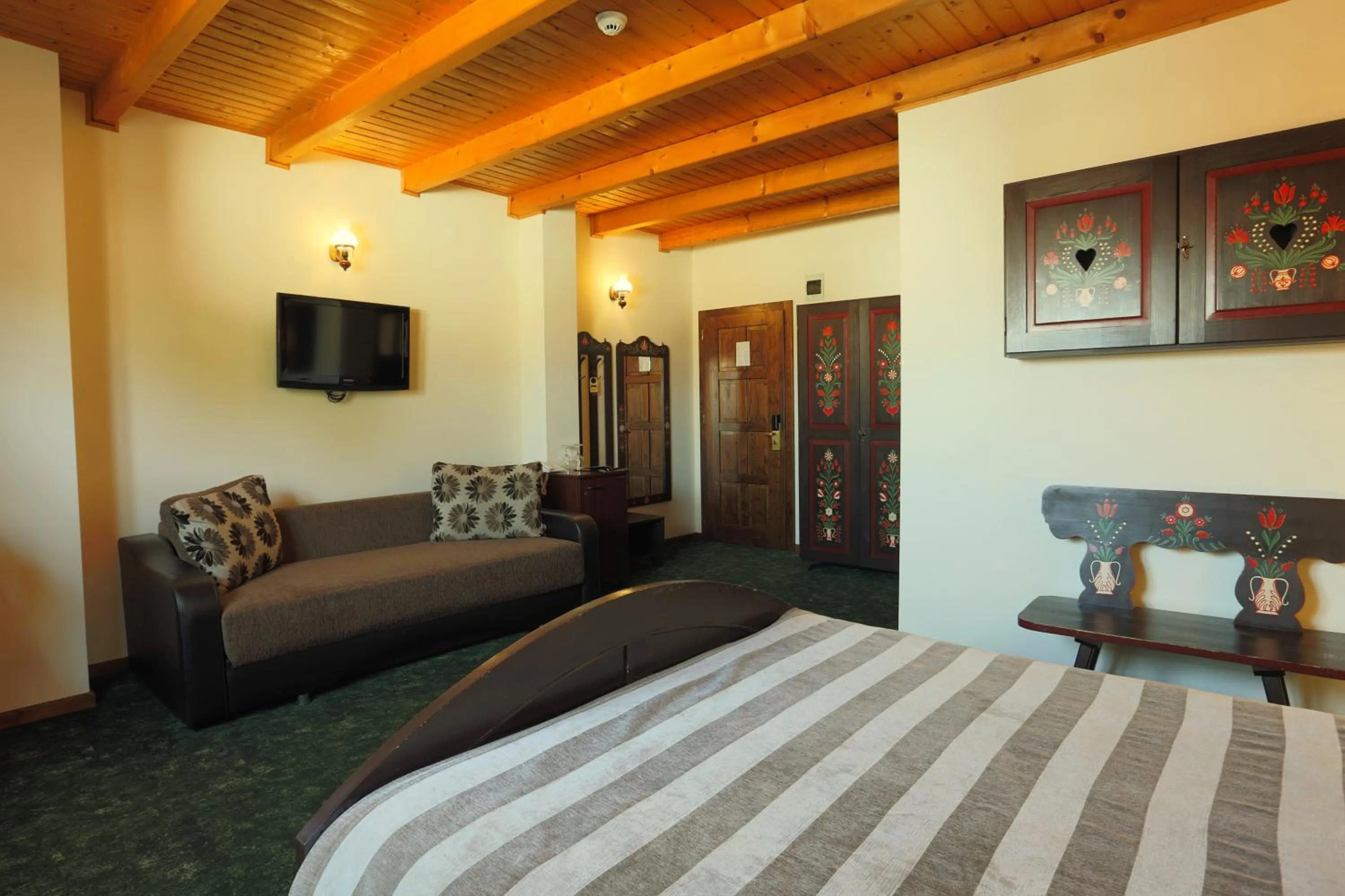 Photo of the whole room, Bed in Pension Tempo