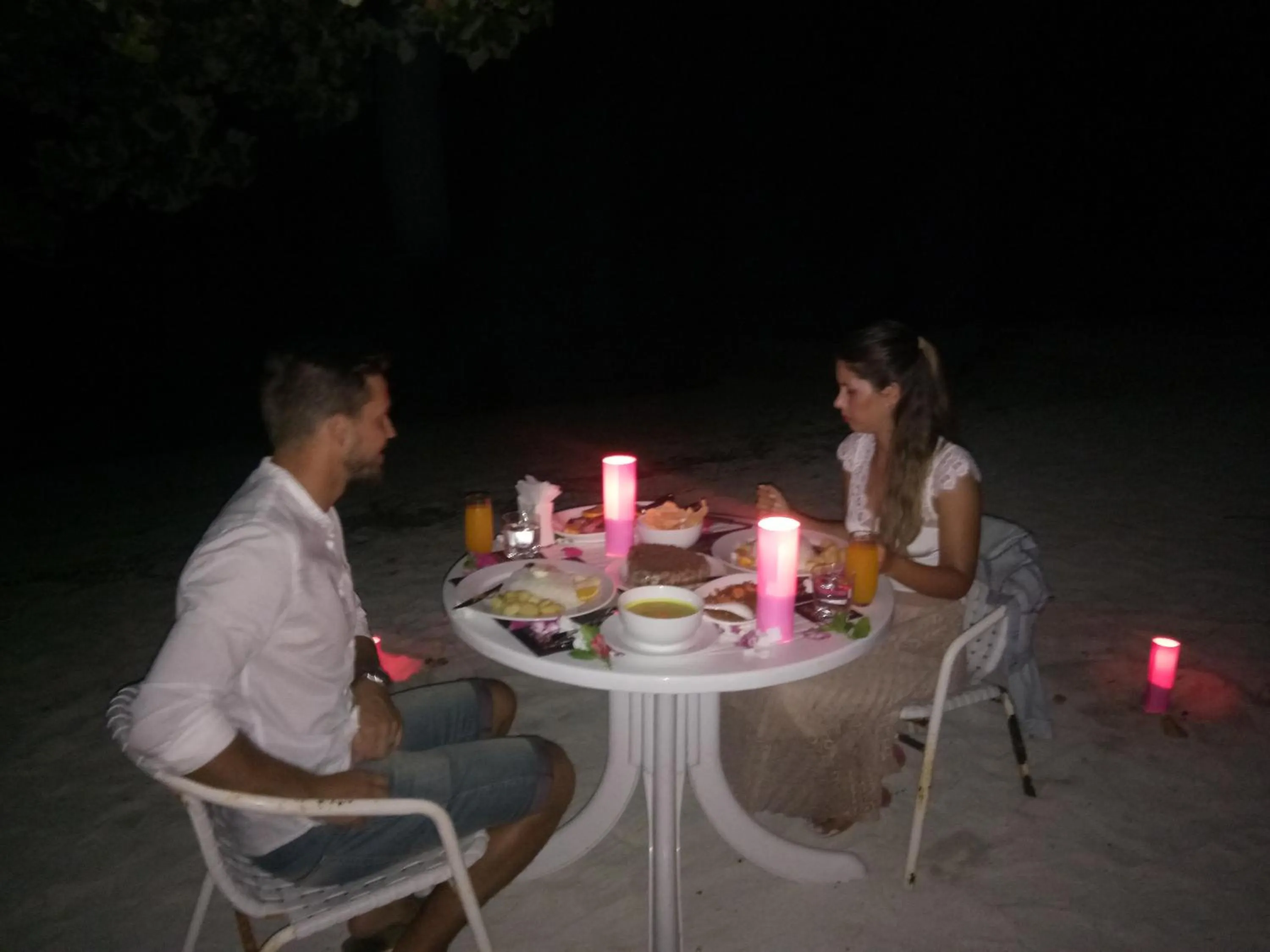 Night in Galaxy Sunrise Sea View