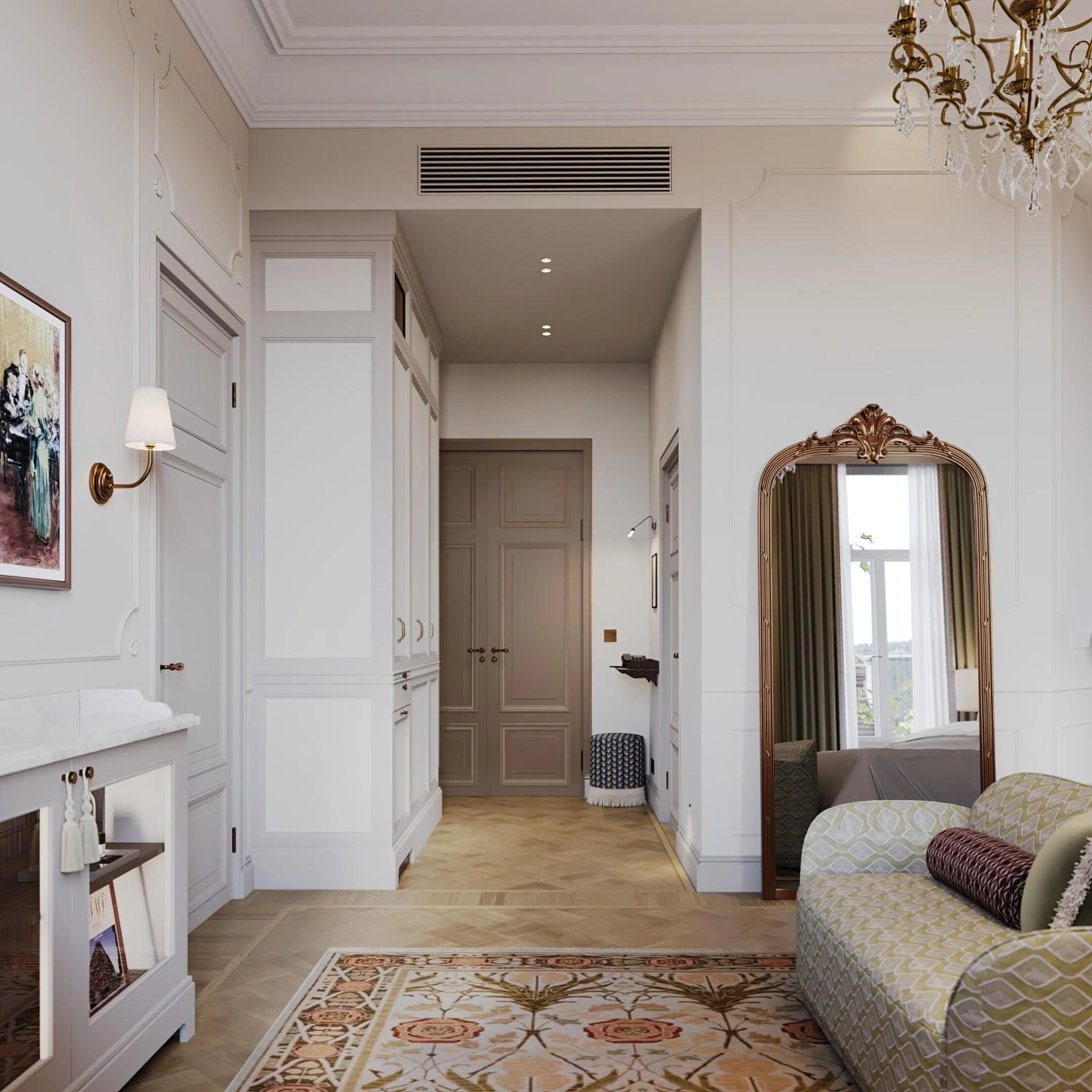 Seating area in Hotel Kämp