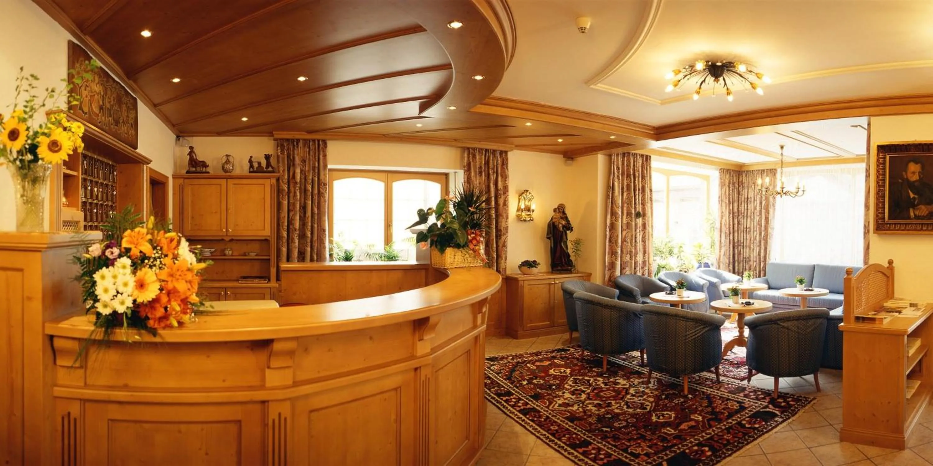 Lobby or reception in Hotel Dolomiti Madonna