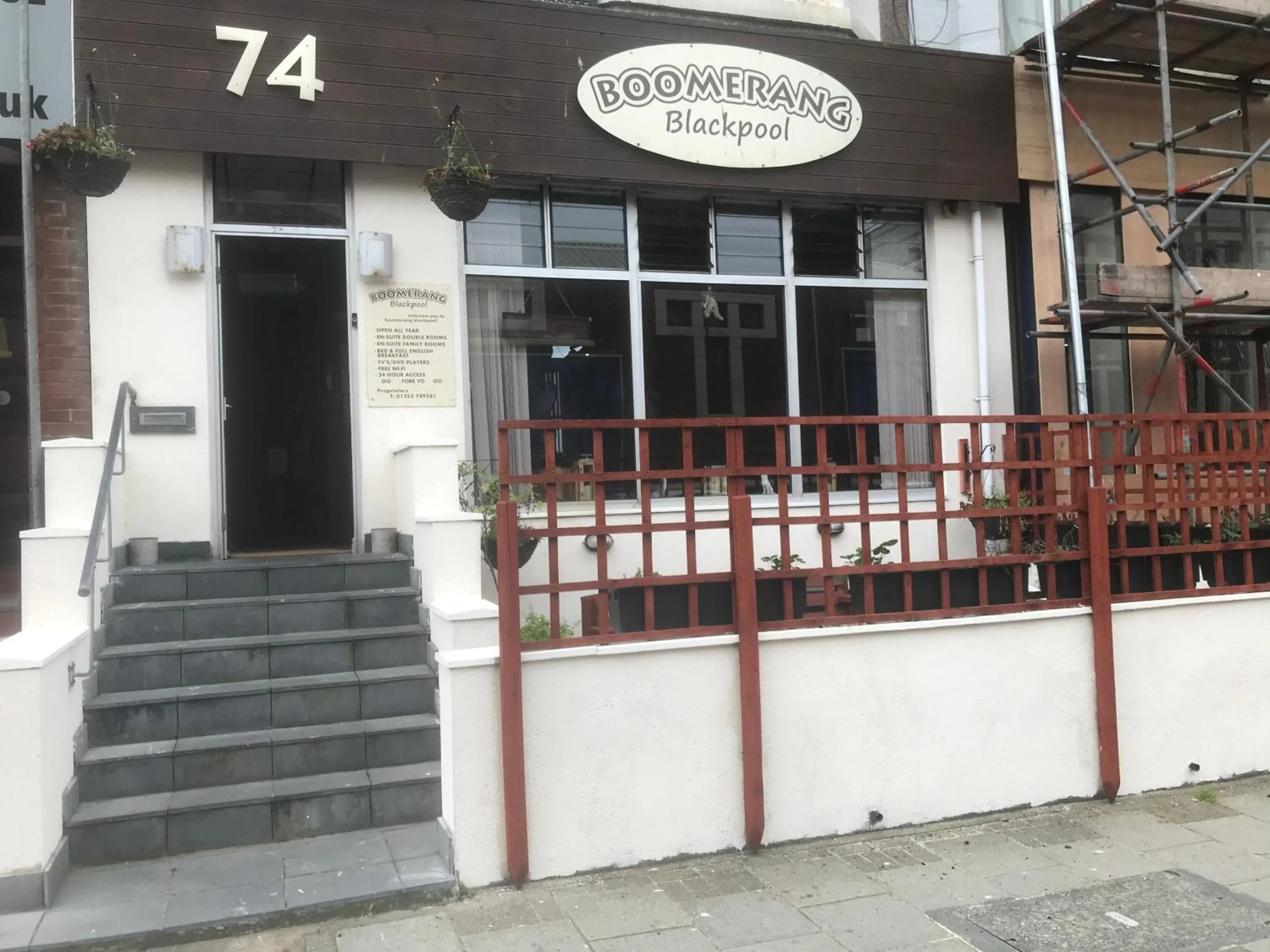 Facade/entrance in Boomerang Blackpool