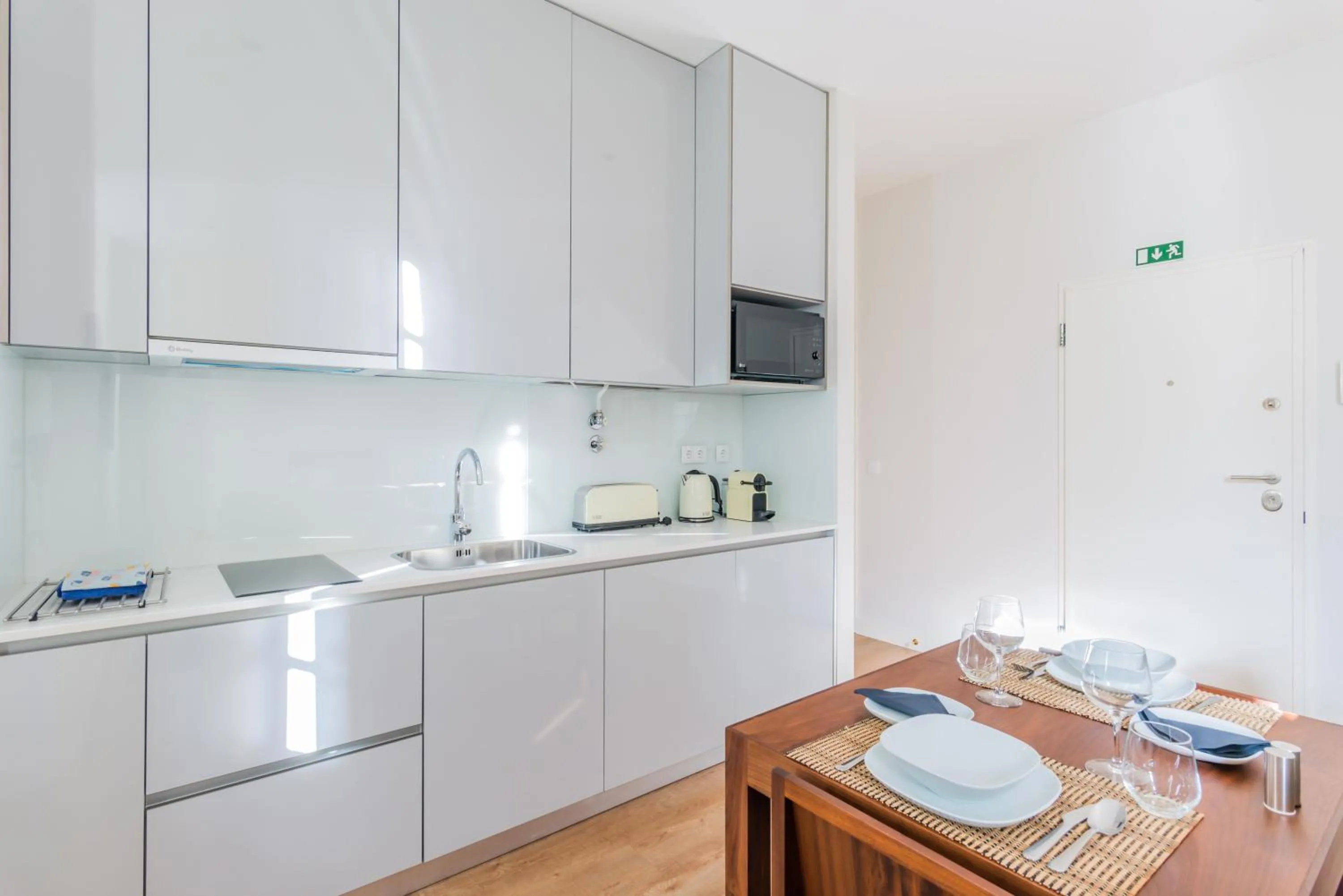 Kitchen or kitchenette in Augusta Residence Apartments