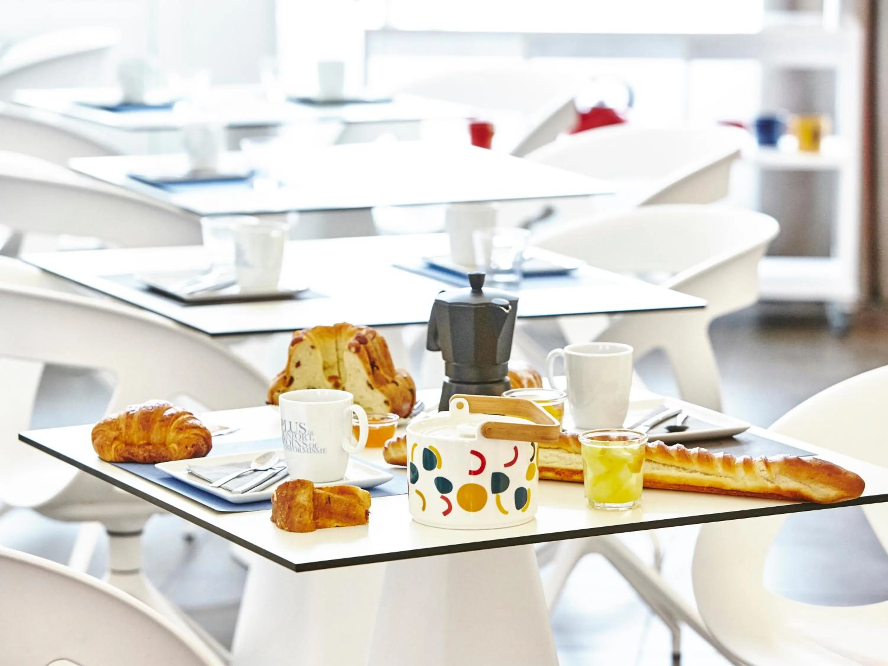 Buffet breakfast in Kyriad Colmar Centre Unterlinden