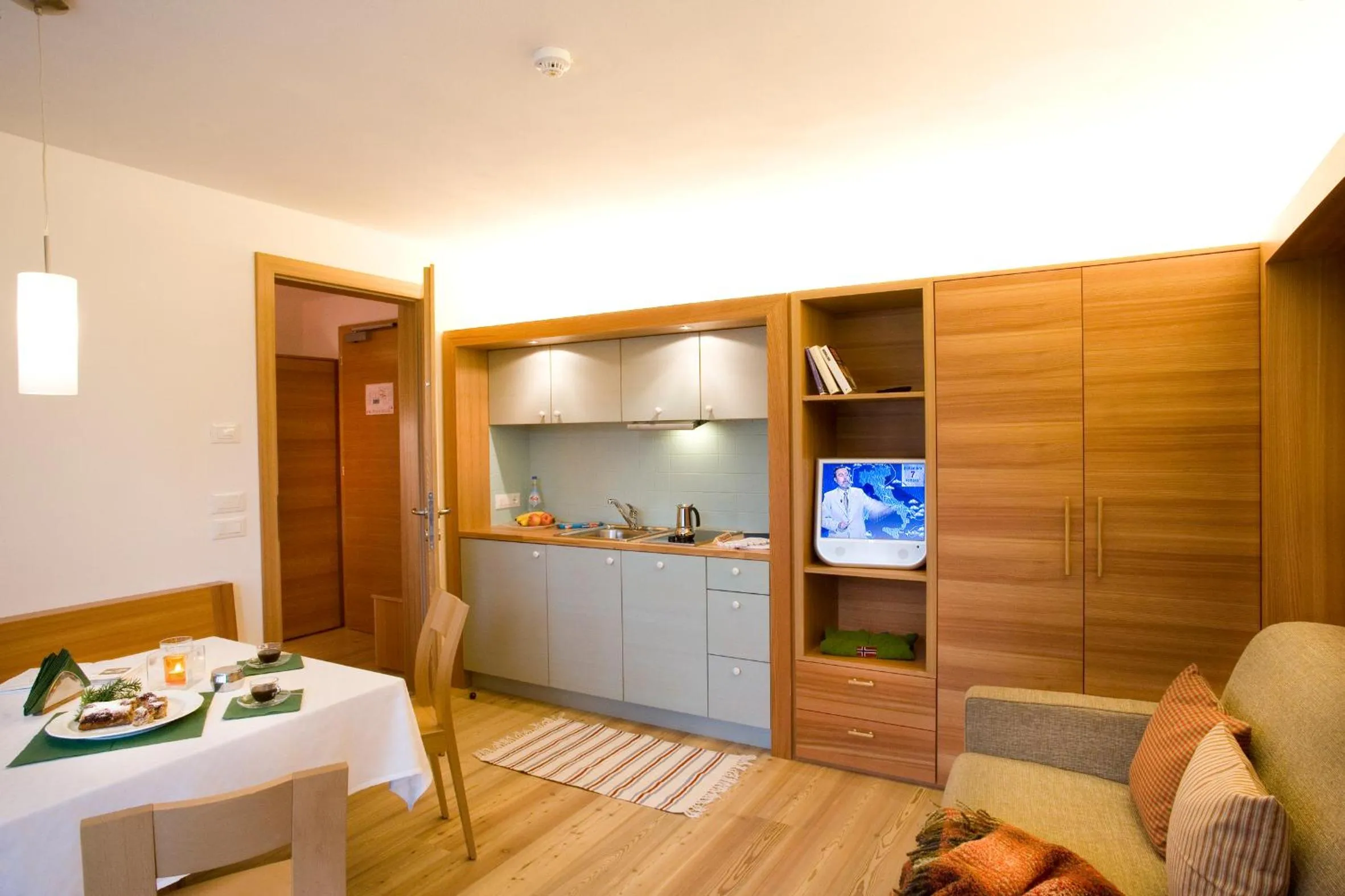 Kitchen or kitchenette in Hotel La Villa