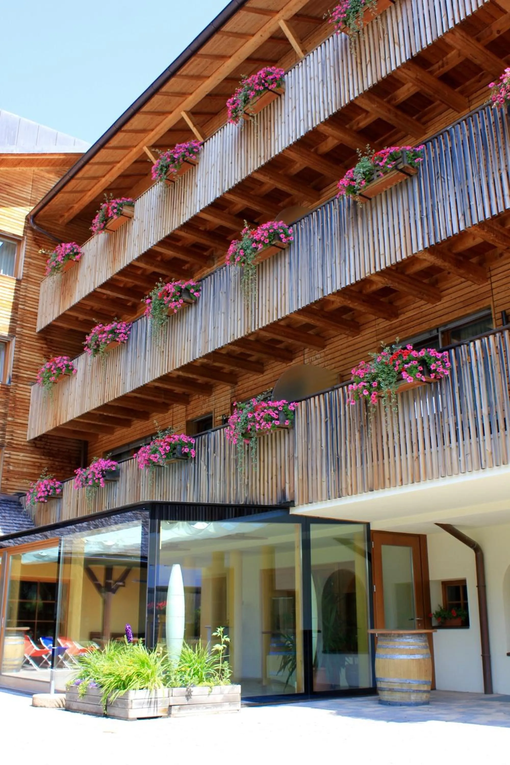 Patio in Hotel La Villa