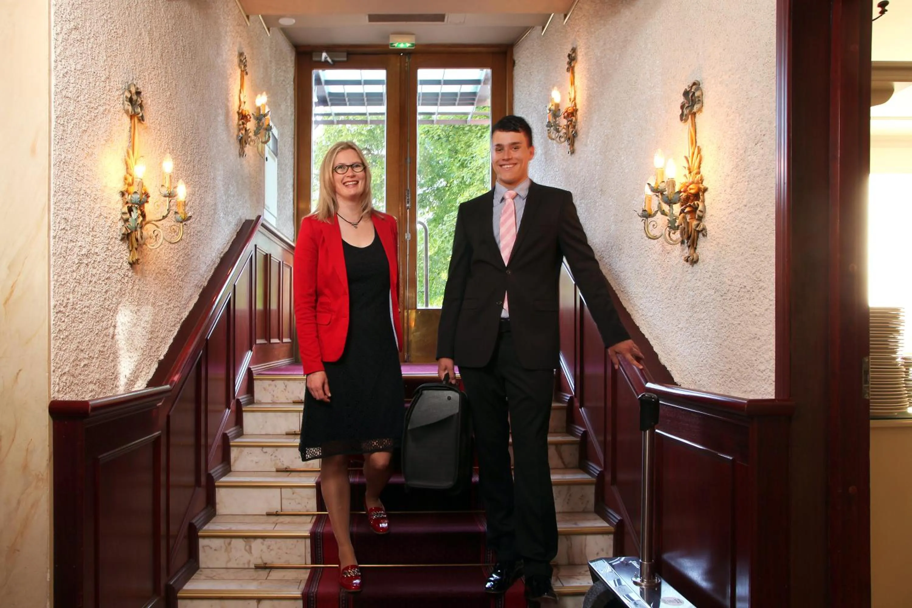 People in Hotel Astor