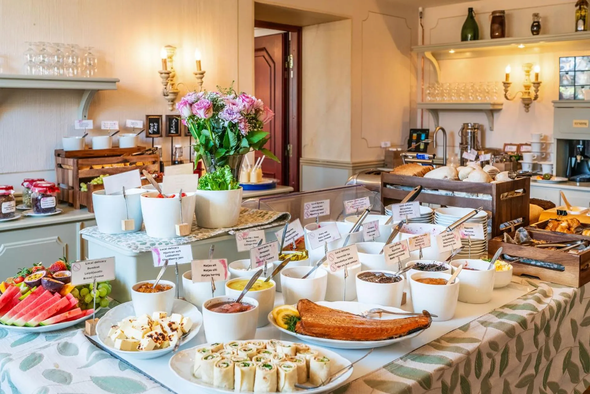 Food and drinks in Hotel Astor