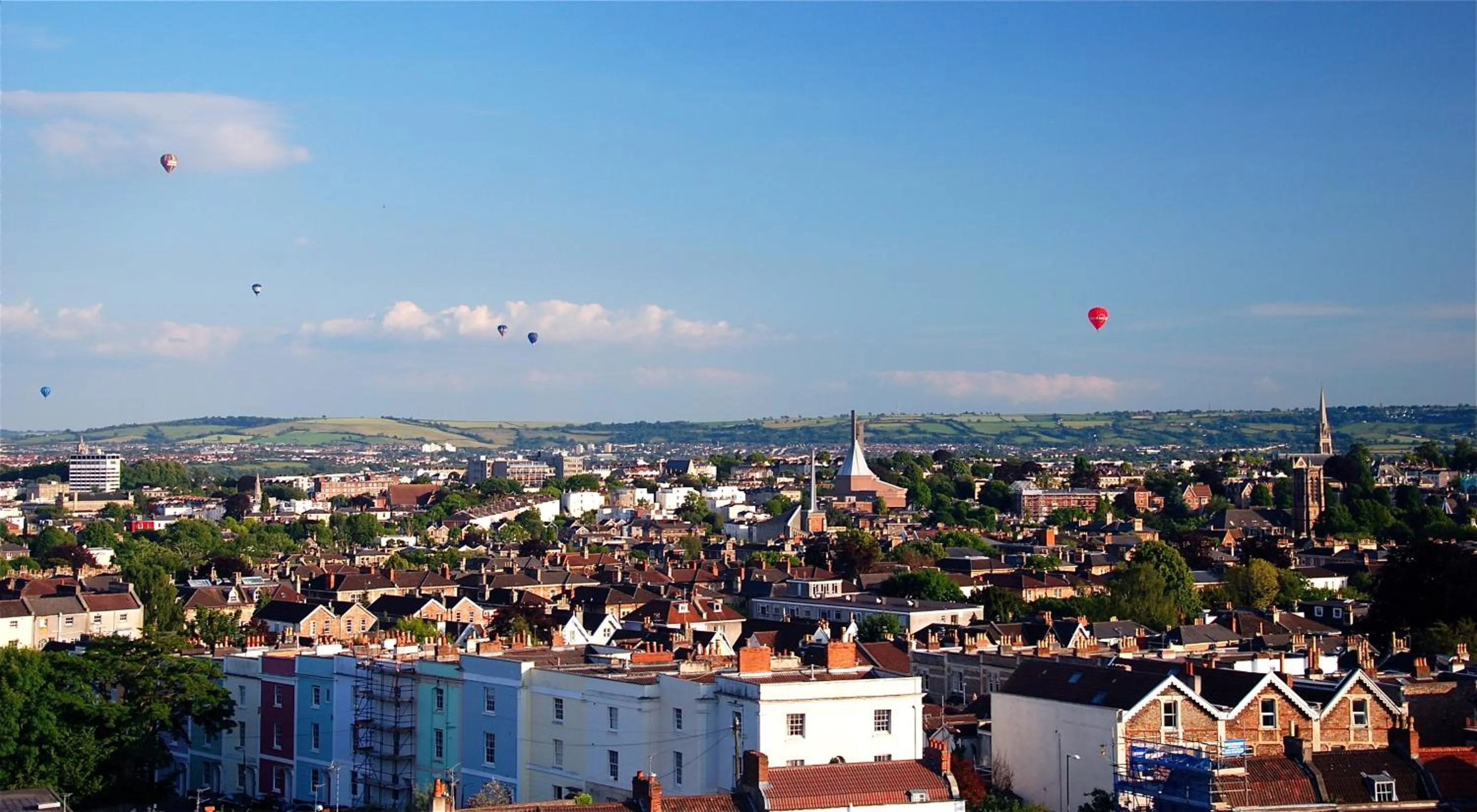 Bird's eye view in Number 38 Clifton