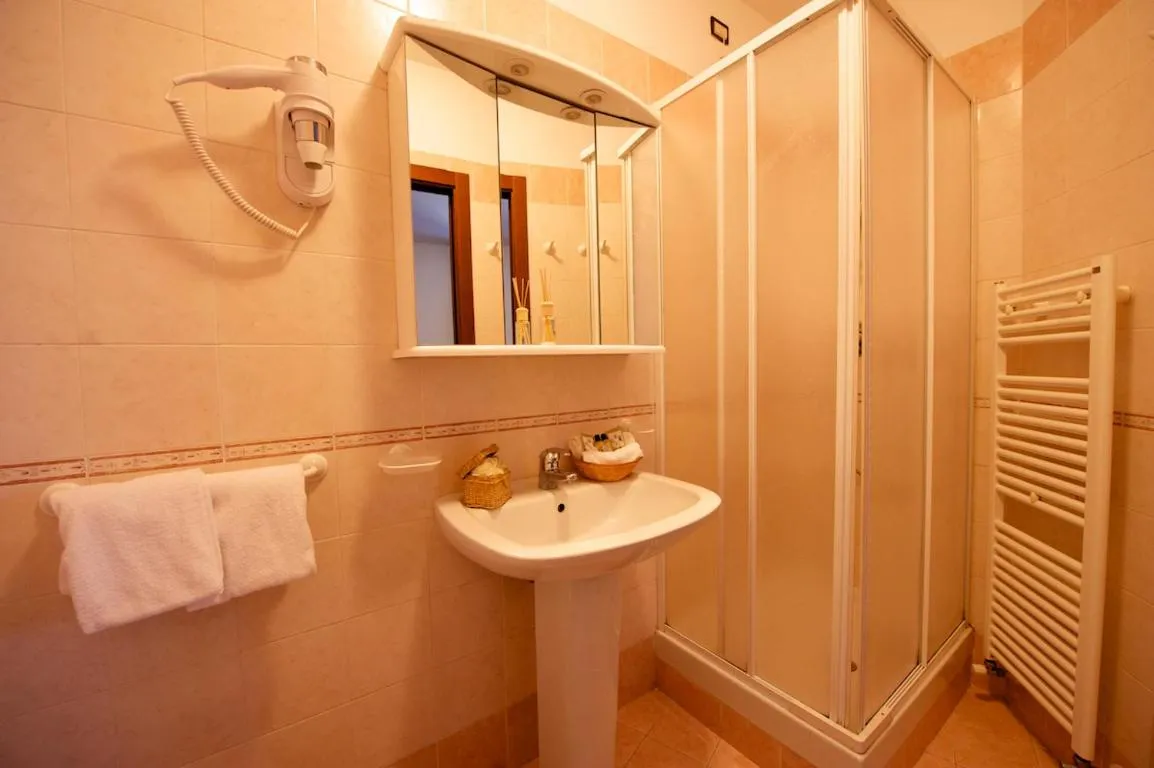 Bathroom in Hotel La Bussola