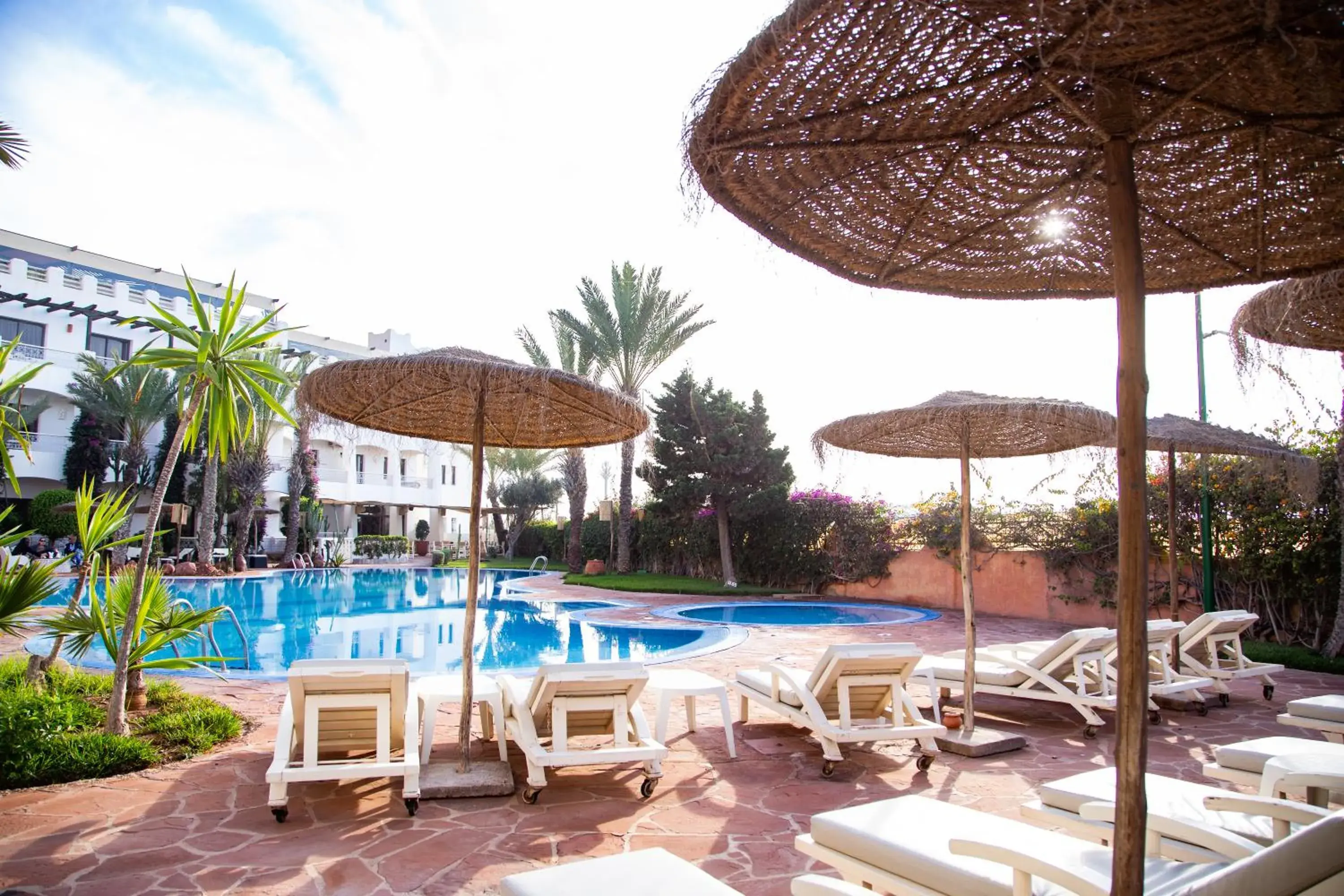 Pool view in Borjs Hotel Suites & Spa Pool view in Borjs Hotel Suites & Spa