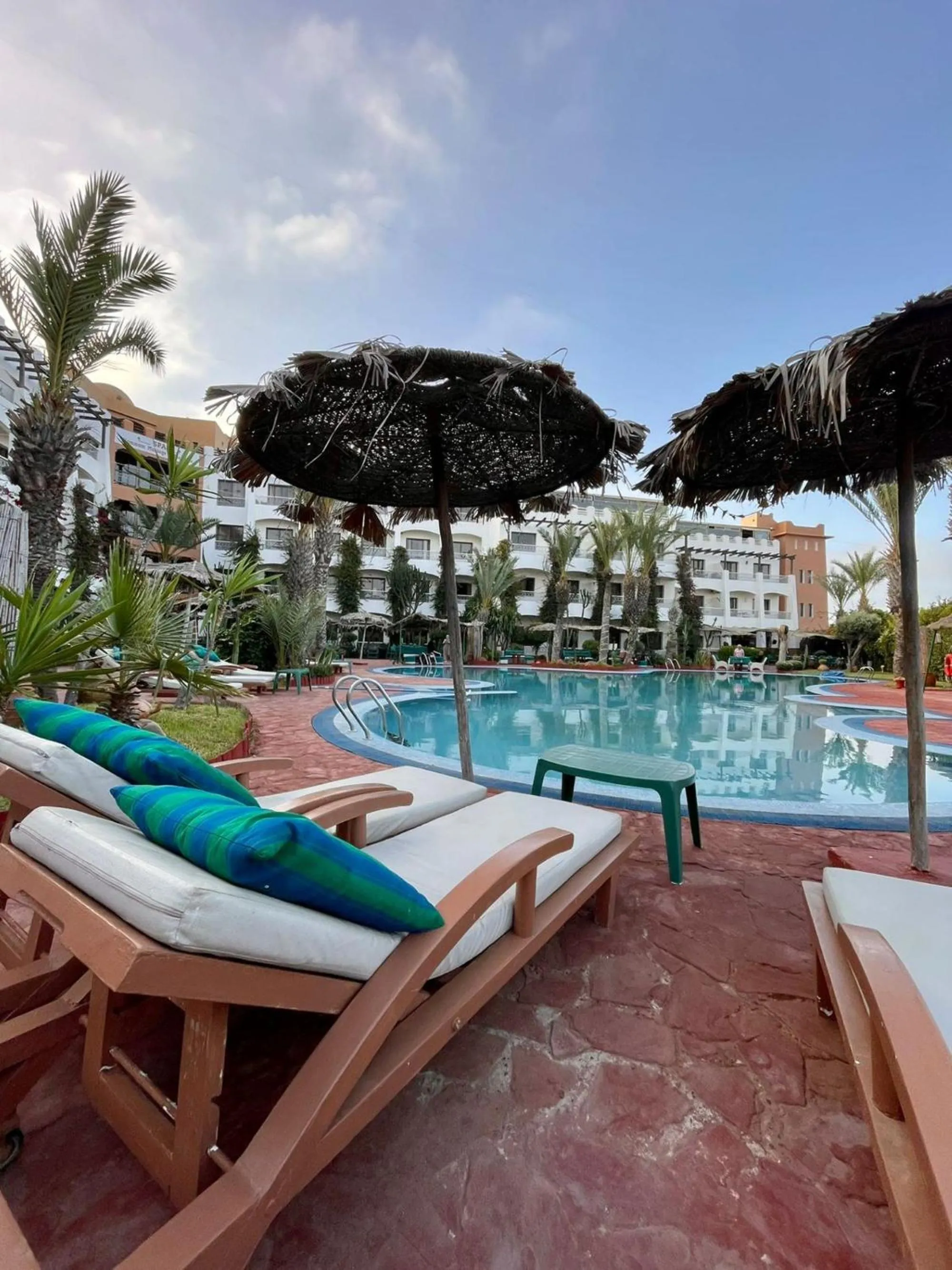 sunbed in Borjs Hotel Suites & Spa