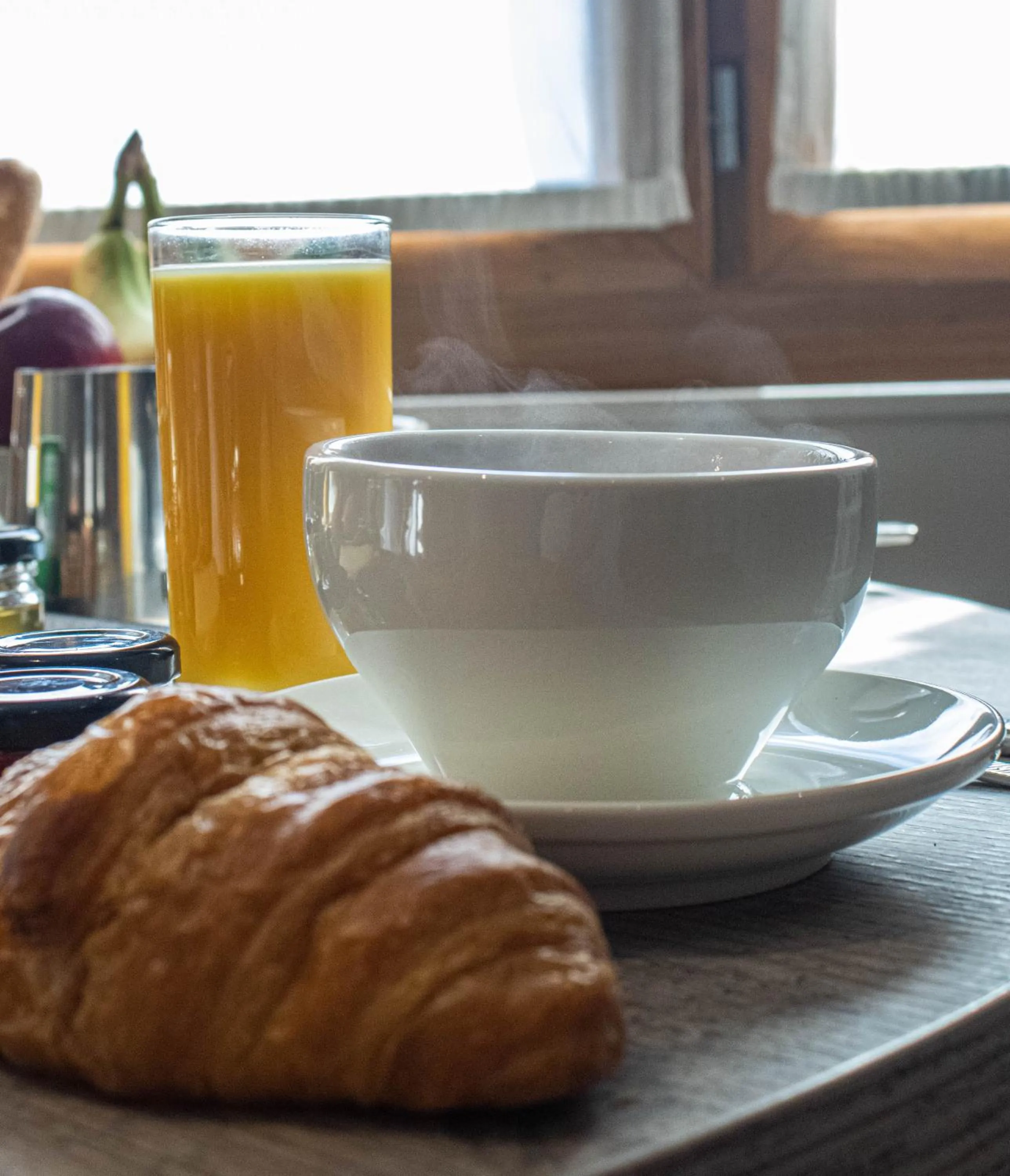 Continental breakfast in La Source