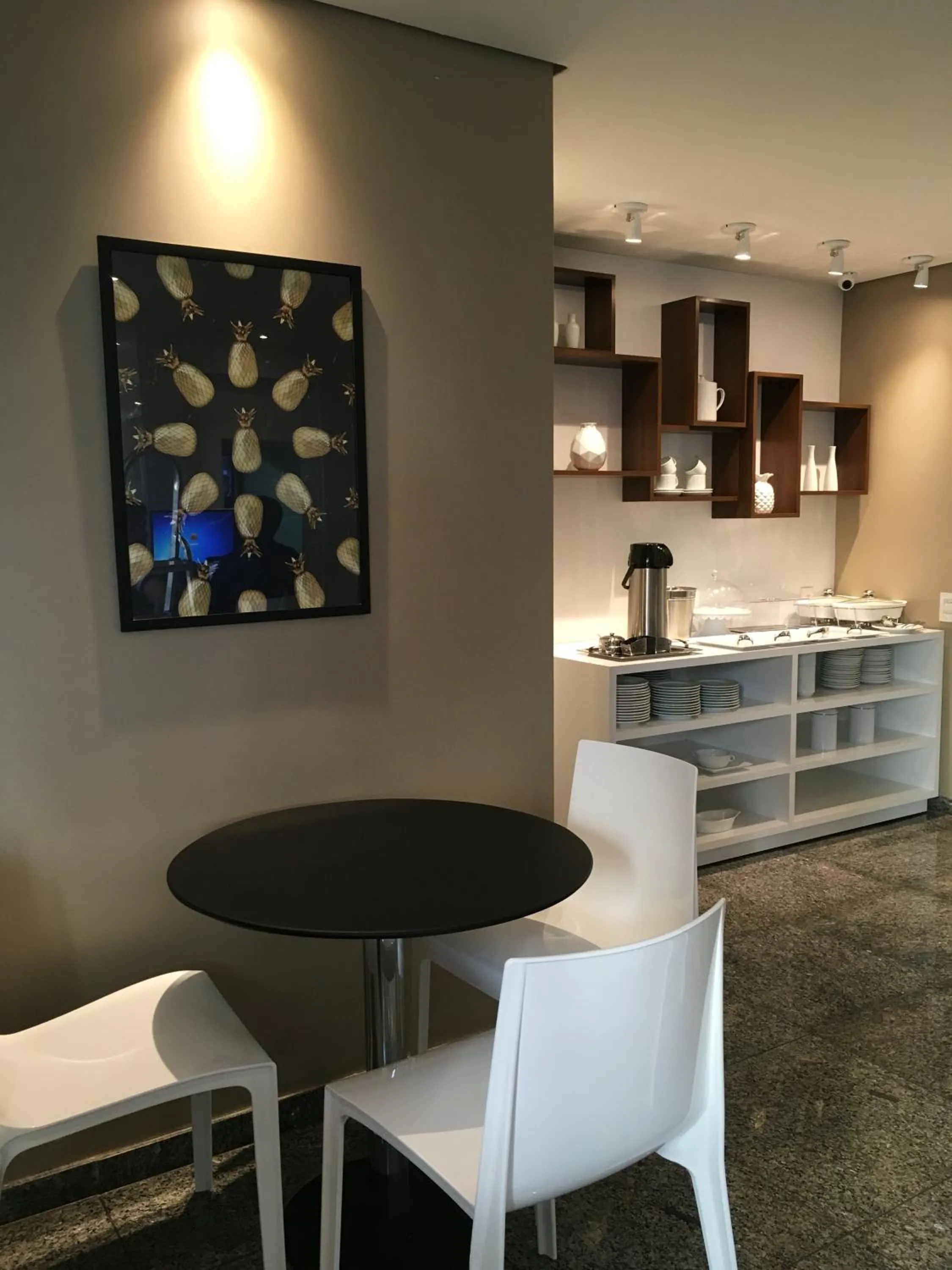 Kitchen or kitchenette in Hotel Alpha