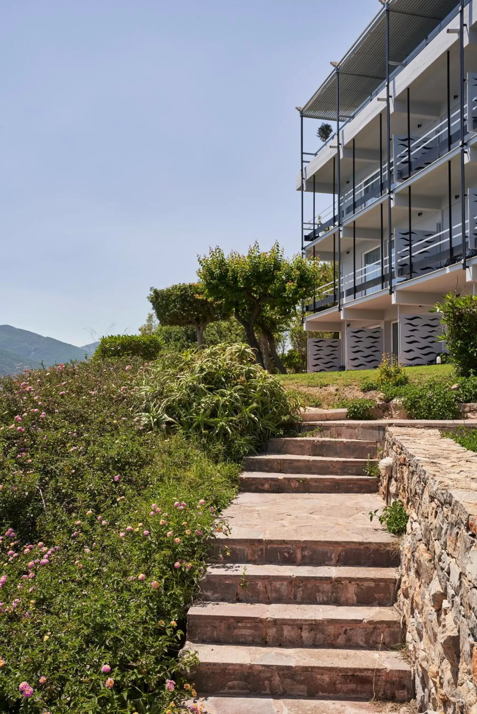 Property building in Xenia Poros Image Hotel Property building in Xenia Poros Image Hotel