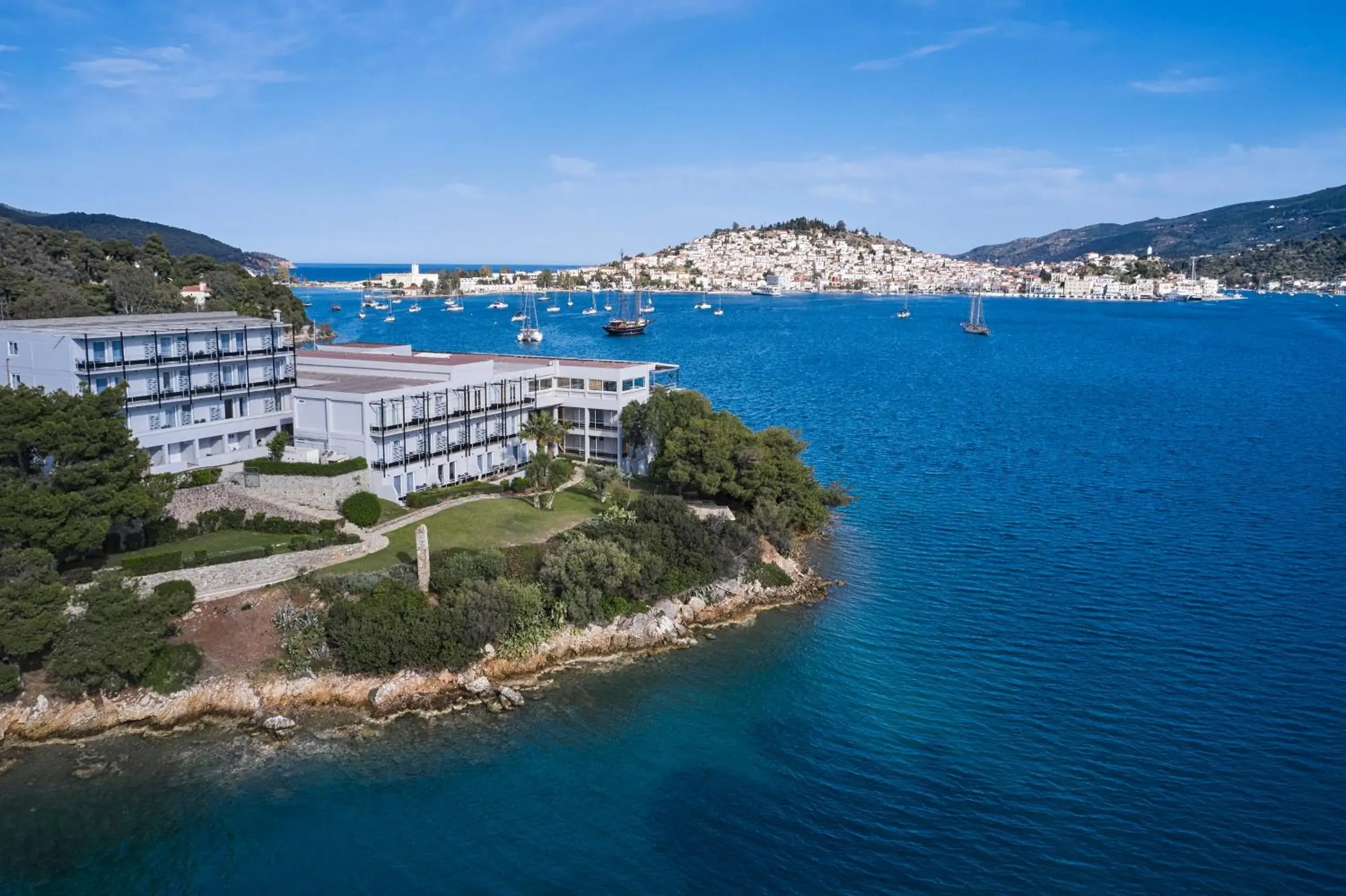 Property building in Xenia Poros Image Hotel Property building in Xenia Poros Image Hotel