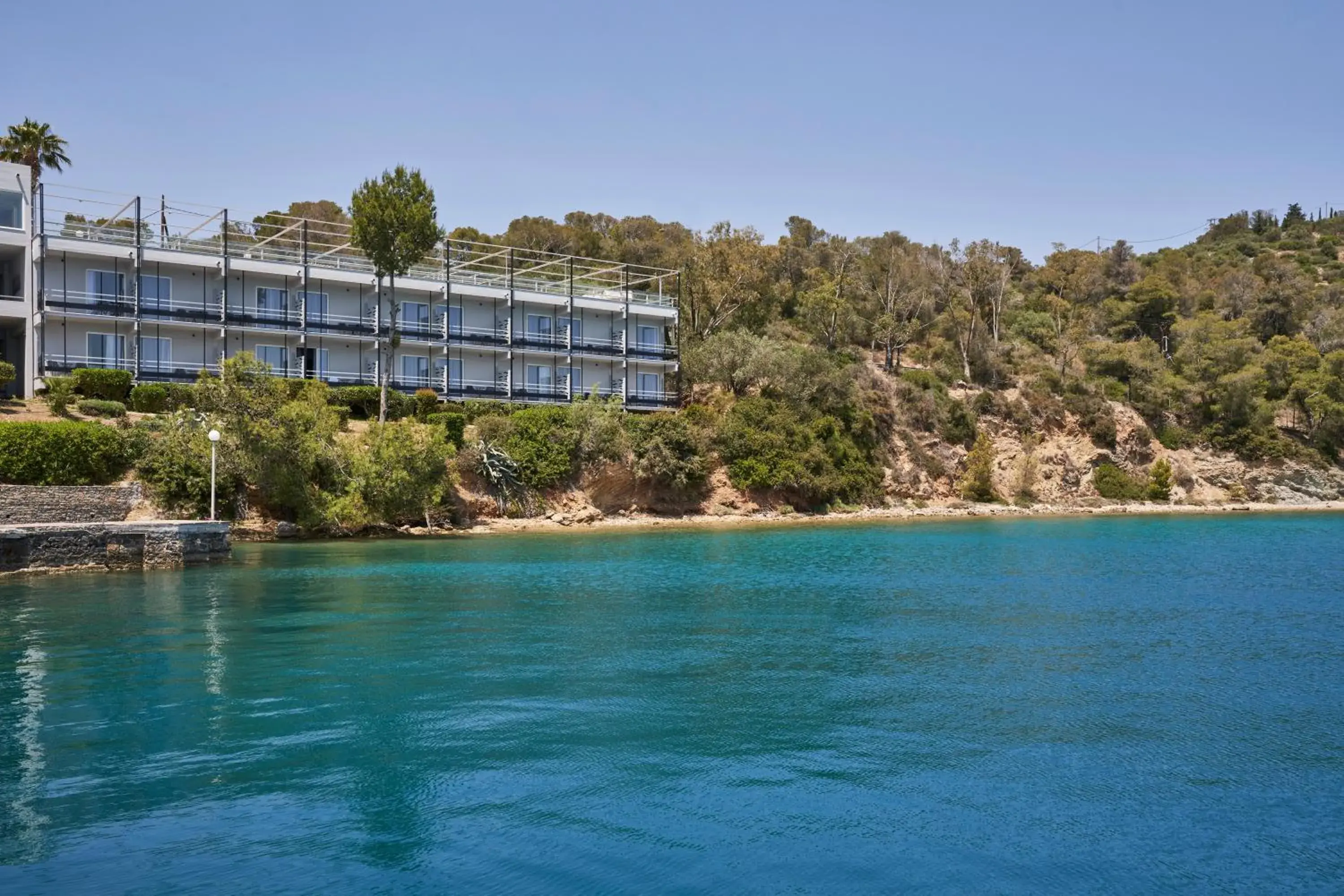 Property building in Xenia Poros Image Hotel Property building in Xenia Poros Image Hotel