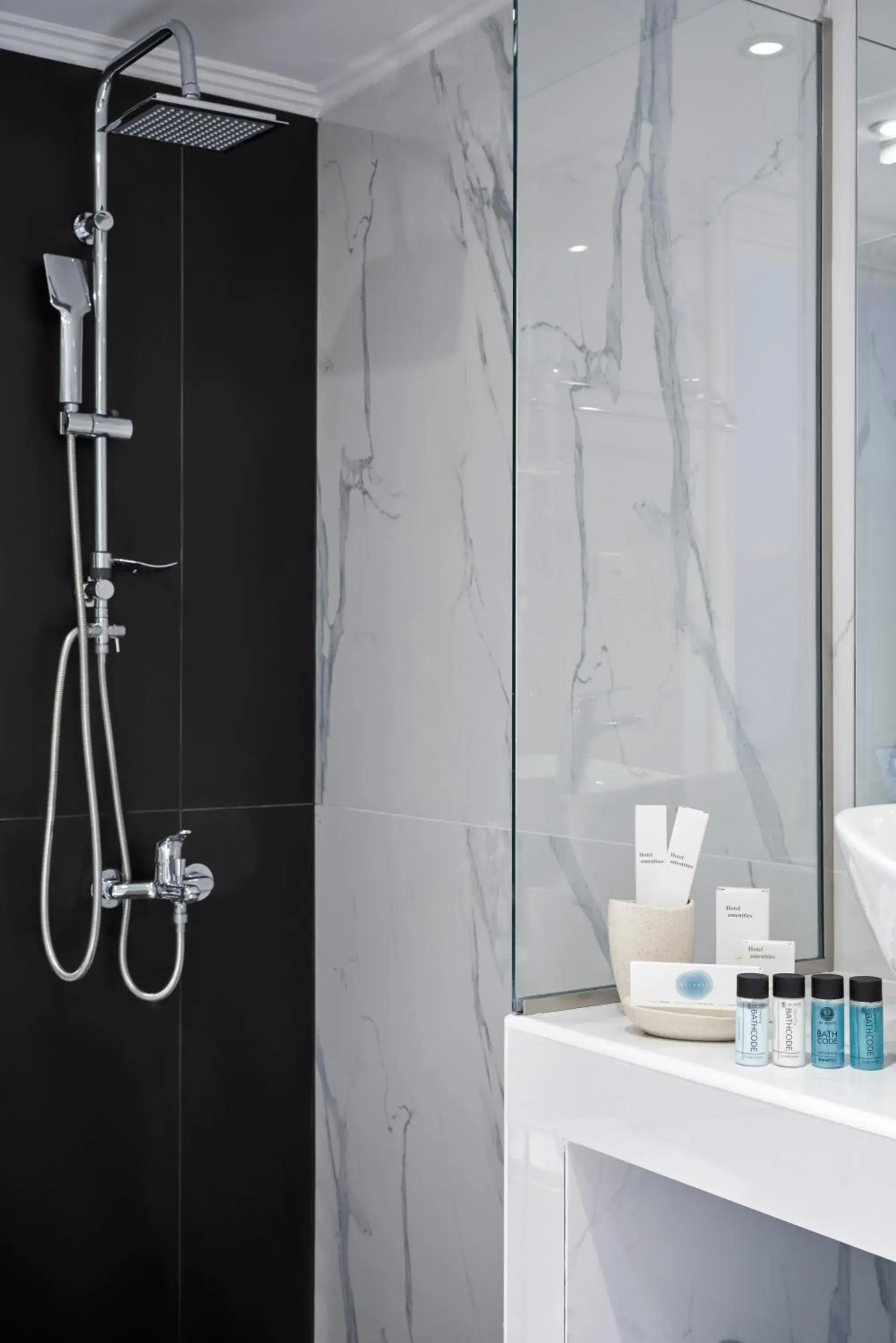 Bathroom in Xenia Poros Image Hotel Bathroom in Xenia Poros Image Hotel