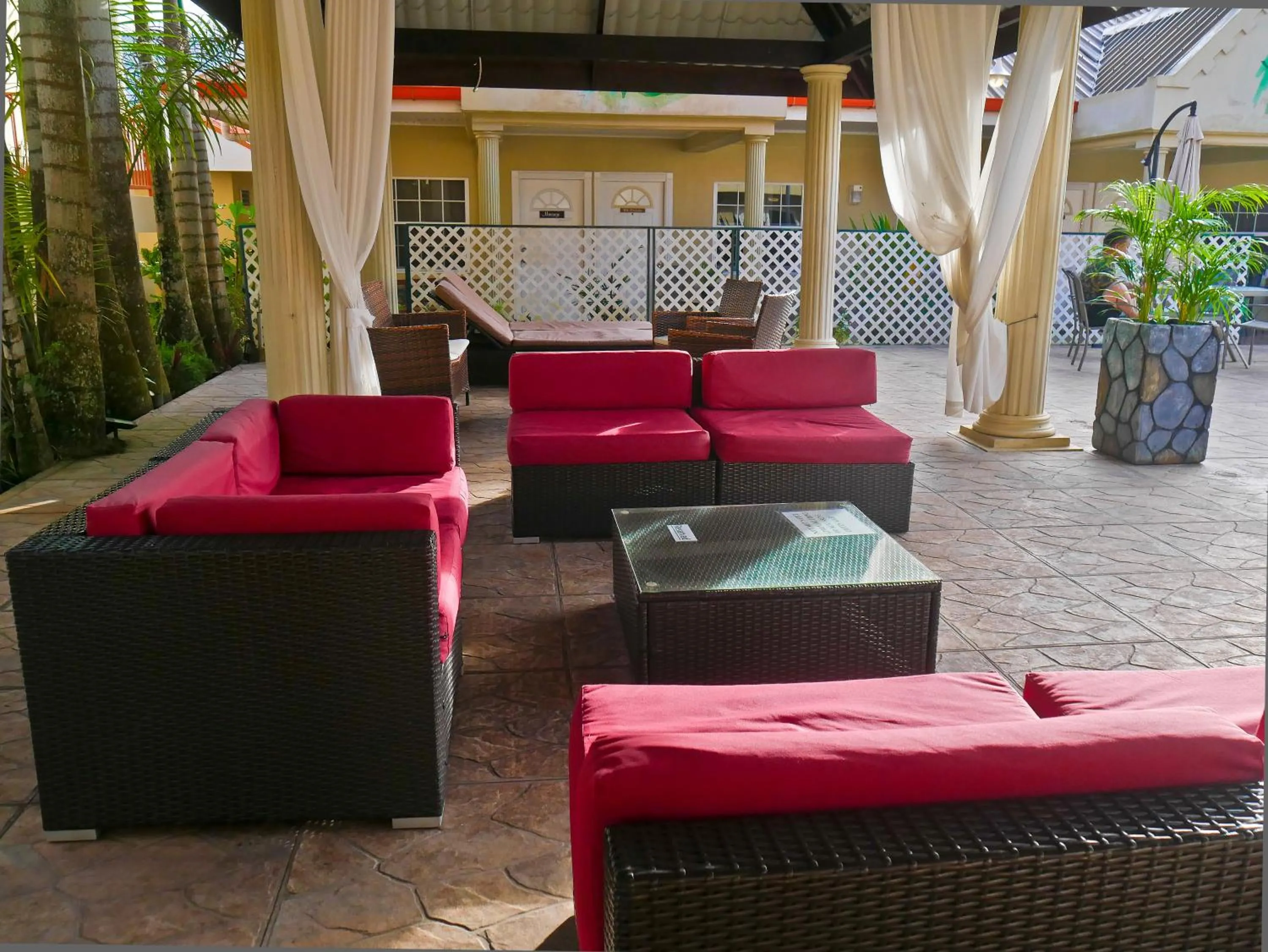 Patio in Hotel North Resort