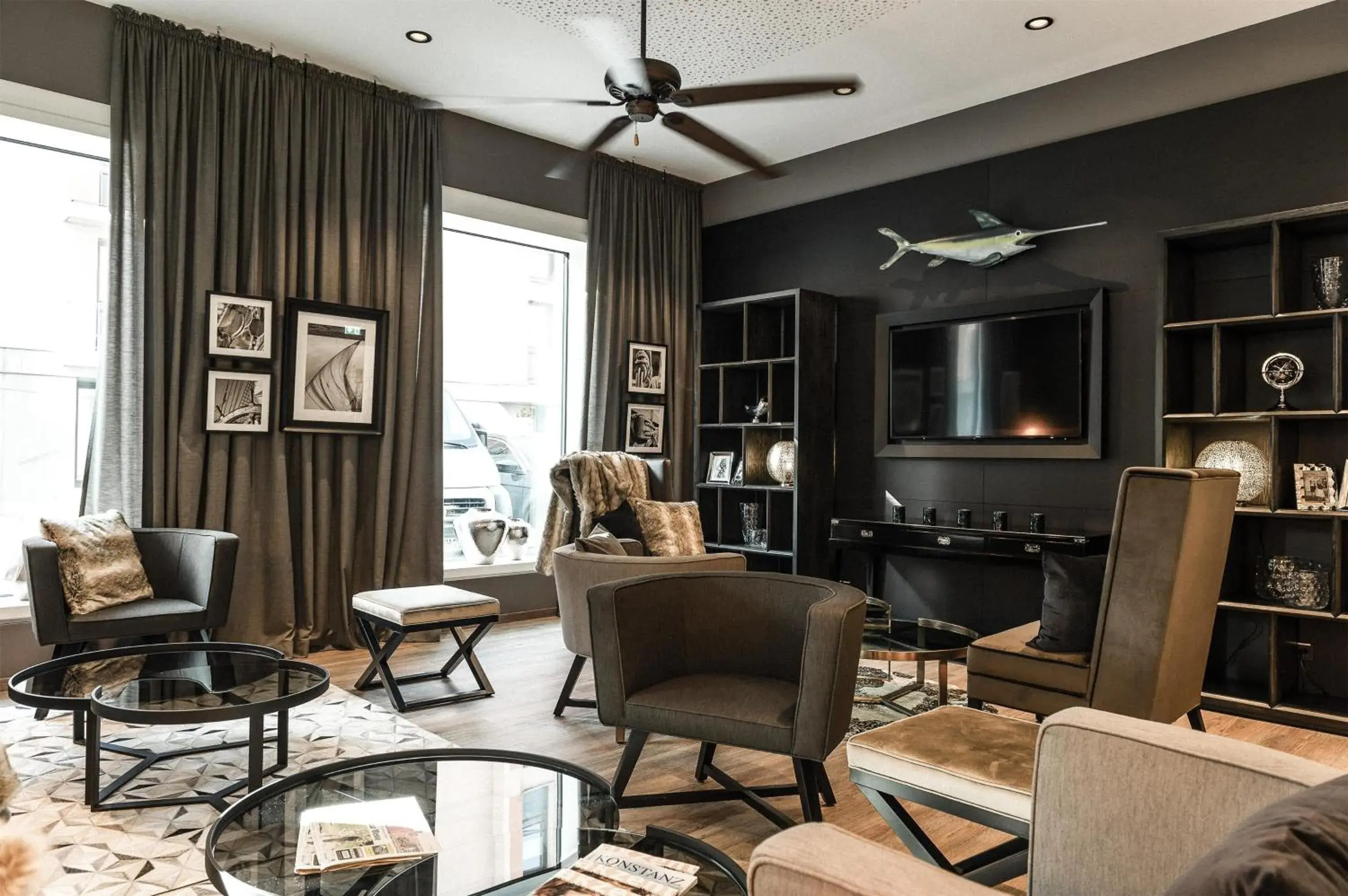 Lobby or reception in HARBR Hotel Konstanz, a member of Radisson Individuals Lobby or reception in HARBR Hotel Konstanz, a member of Radisson Individuals