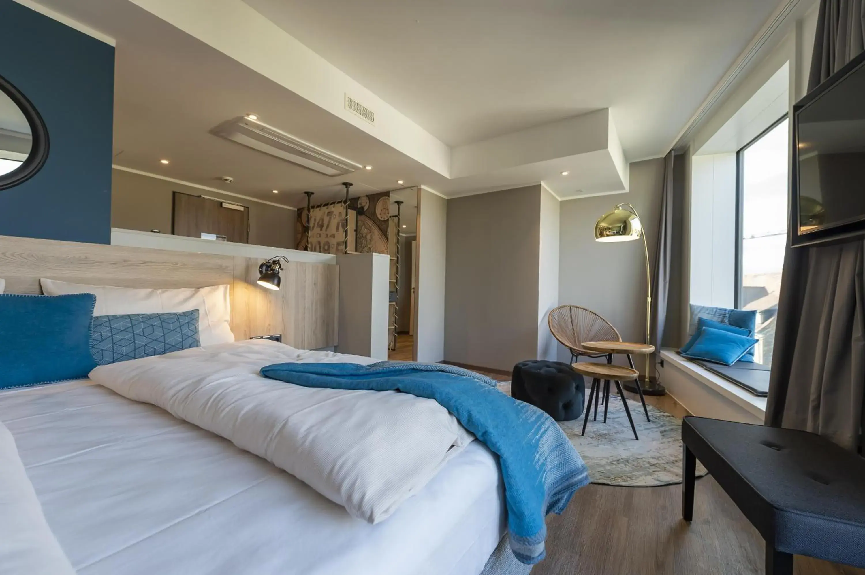 Bedroom, Bed in HARBR Hotel Konstanz, a member of Radisson Individuals Bedroom, Bed in HARBR Hotel Konstanz, a member of Radisson Individuals