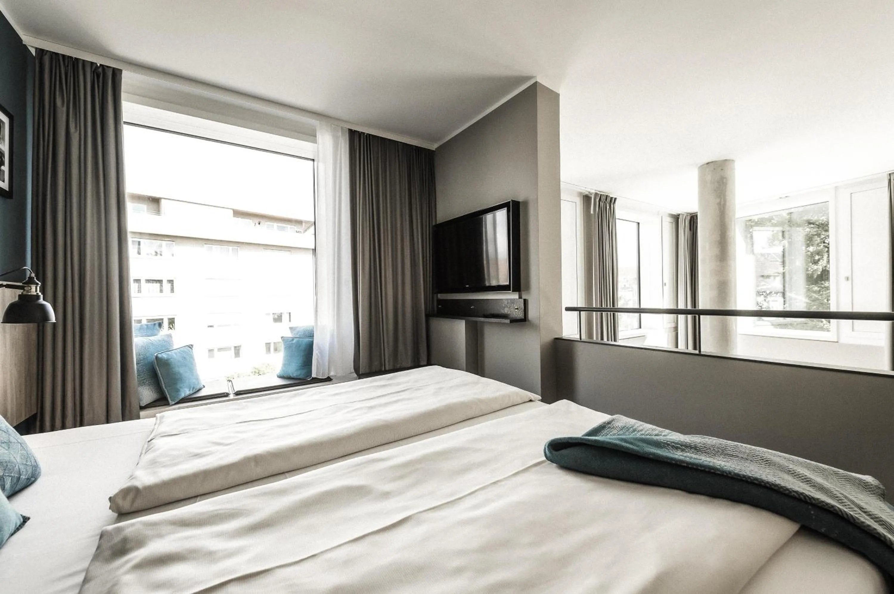 Photo of the whole room, Bed in HARBR Hotel Konstanz, a member of Radisson Individuals