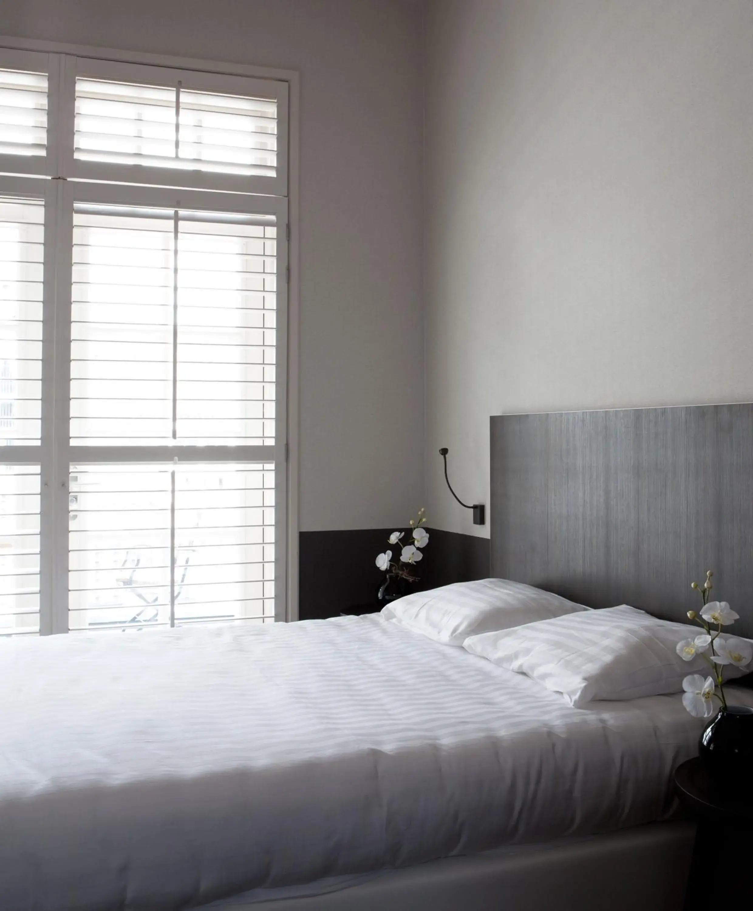 Bedroom, Bed in Fletcher Hotel - Restaurant Nautisch Kwartier Bedroom, Bed in Fletcher Hotel - Restaurant Nautisch Kwartier