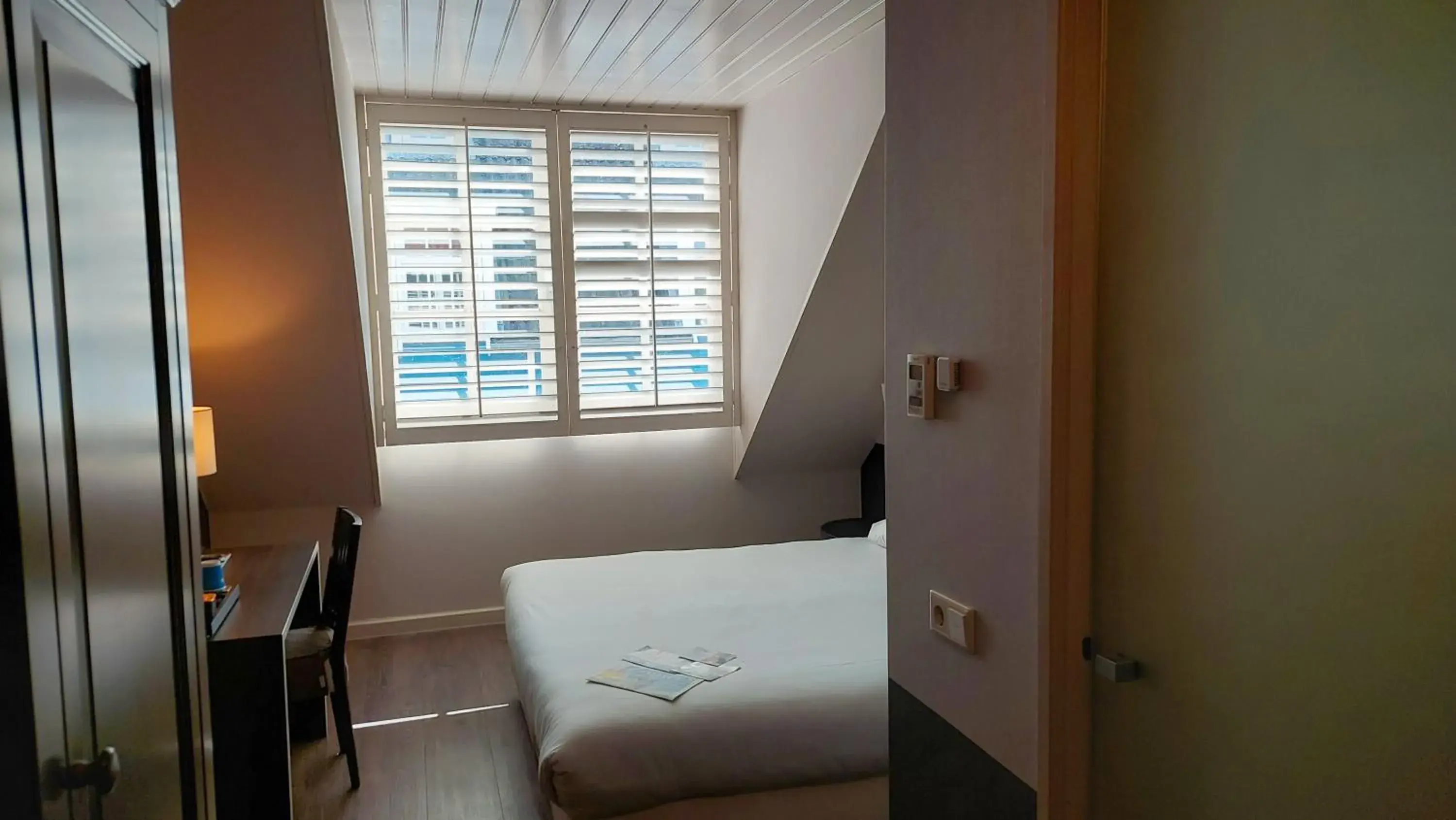 Bedroom, Bed in Fletcher Hotel - Restaurant Nautisch Kwartier Bedroom, Bed in Fletcher Hotel - Restaurant Nautisch Kwartier