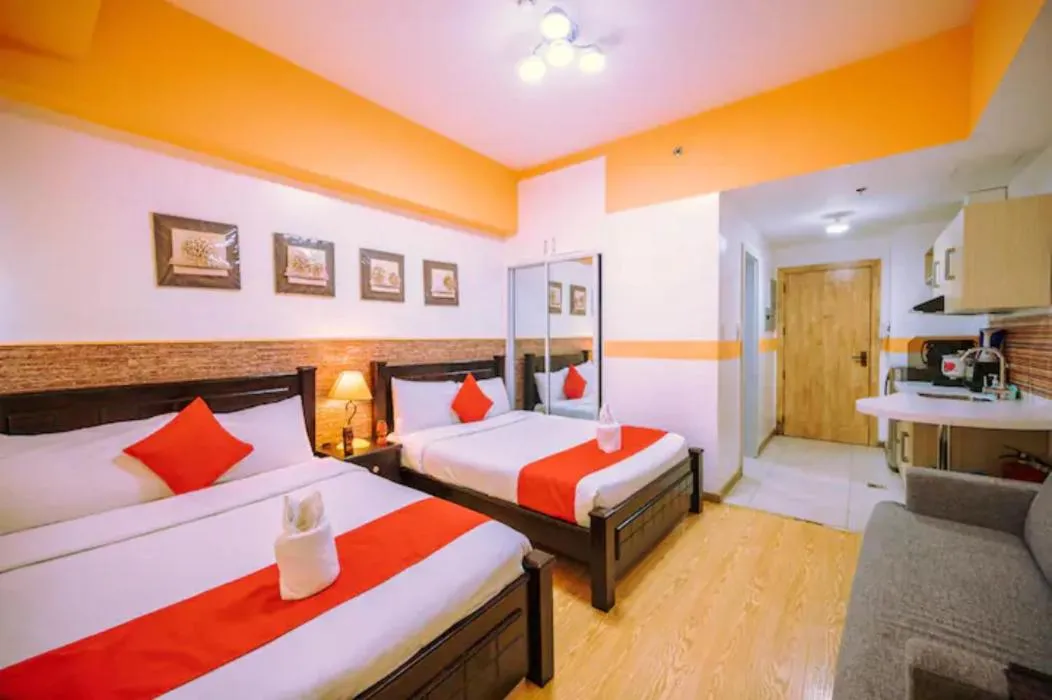 Bed in Cedar Peak Condominium by Tripsters Hub