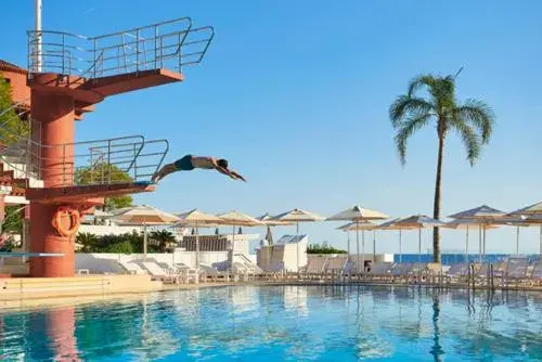 Swimming Pool in Monte-Carlo Beach